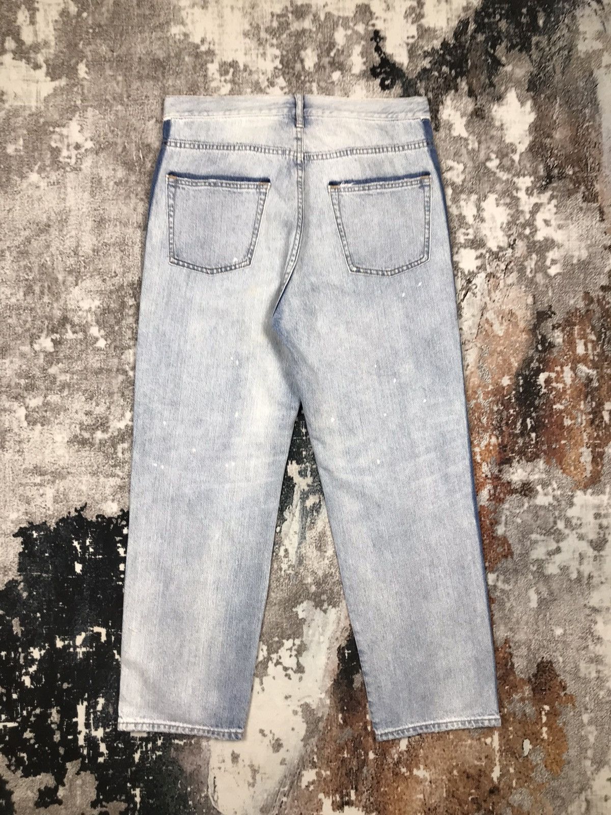 Global Work × Japanese Brand Japanese Global Work high Waist Distressed Design Denim Jean Size 32" / US 10 / IT 46 - 8 Thumbnail