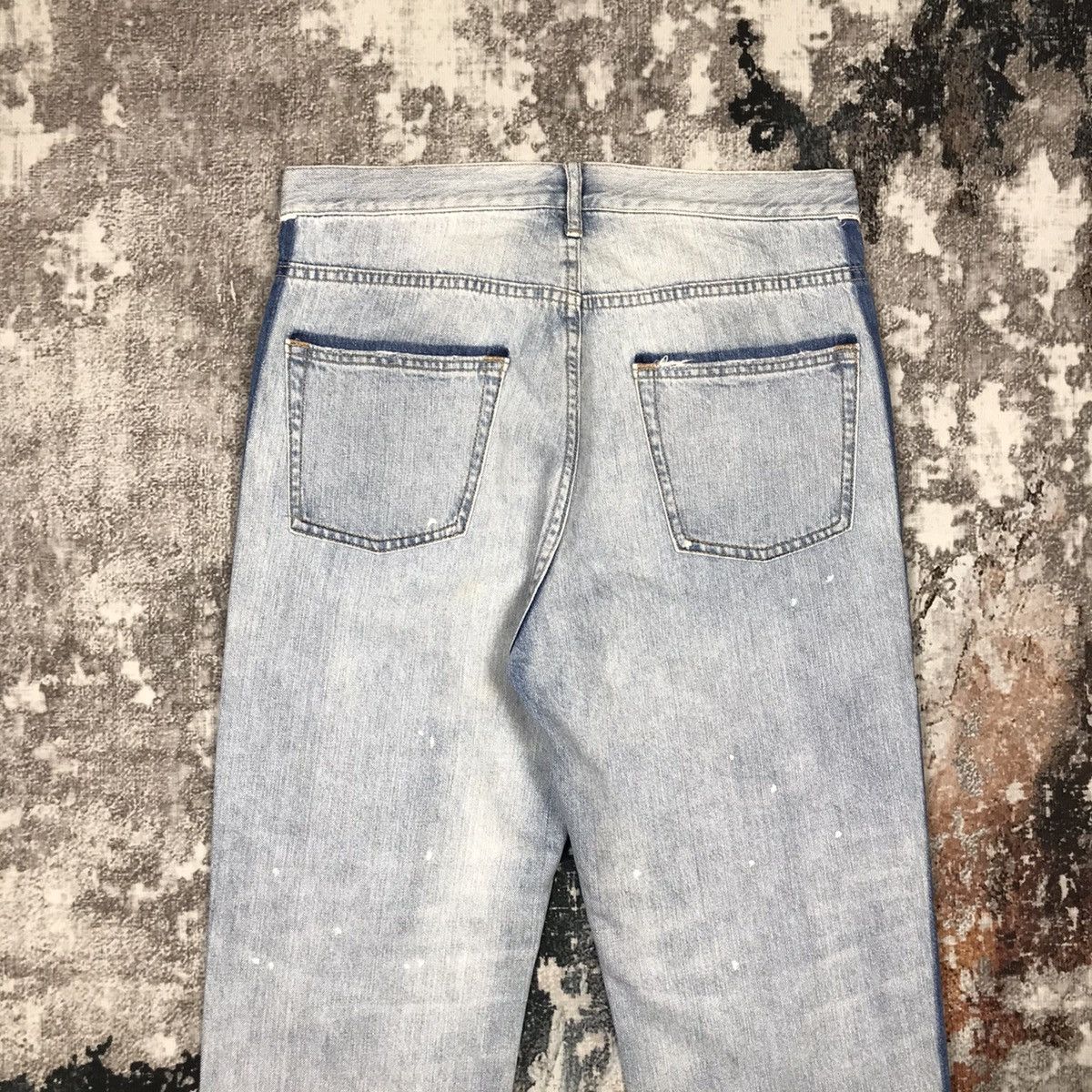 Global Work × Japanese Brand Japanese Global Work high Waist Distressed Design Denim Jean Size 32" / US 10 / IT 46 - 9 Thumbnail