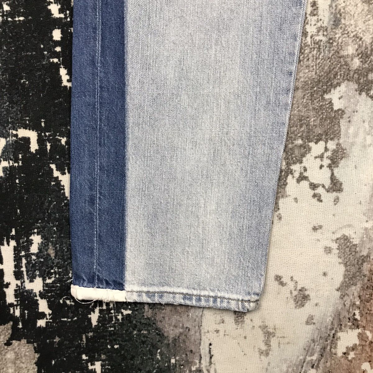 Global Work × Japanese Brand Japanese Global Work high Waist Distressed Design Denim Jean Size 32" / US 10 / IT 46 - 6 Thumbnail
