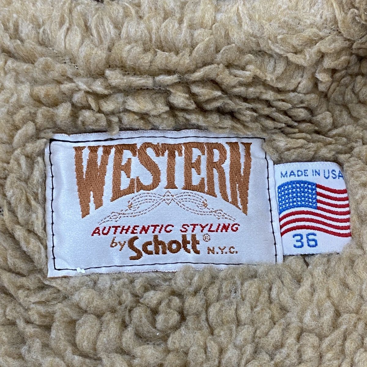 Schott Western Schott Shearling Aviator Jacket 36 Size US M / EU 48-50 / 2 - 11 Thumbnail