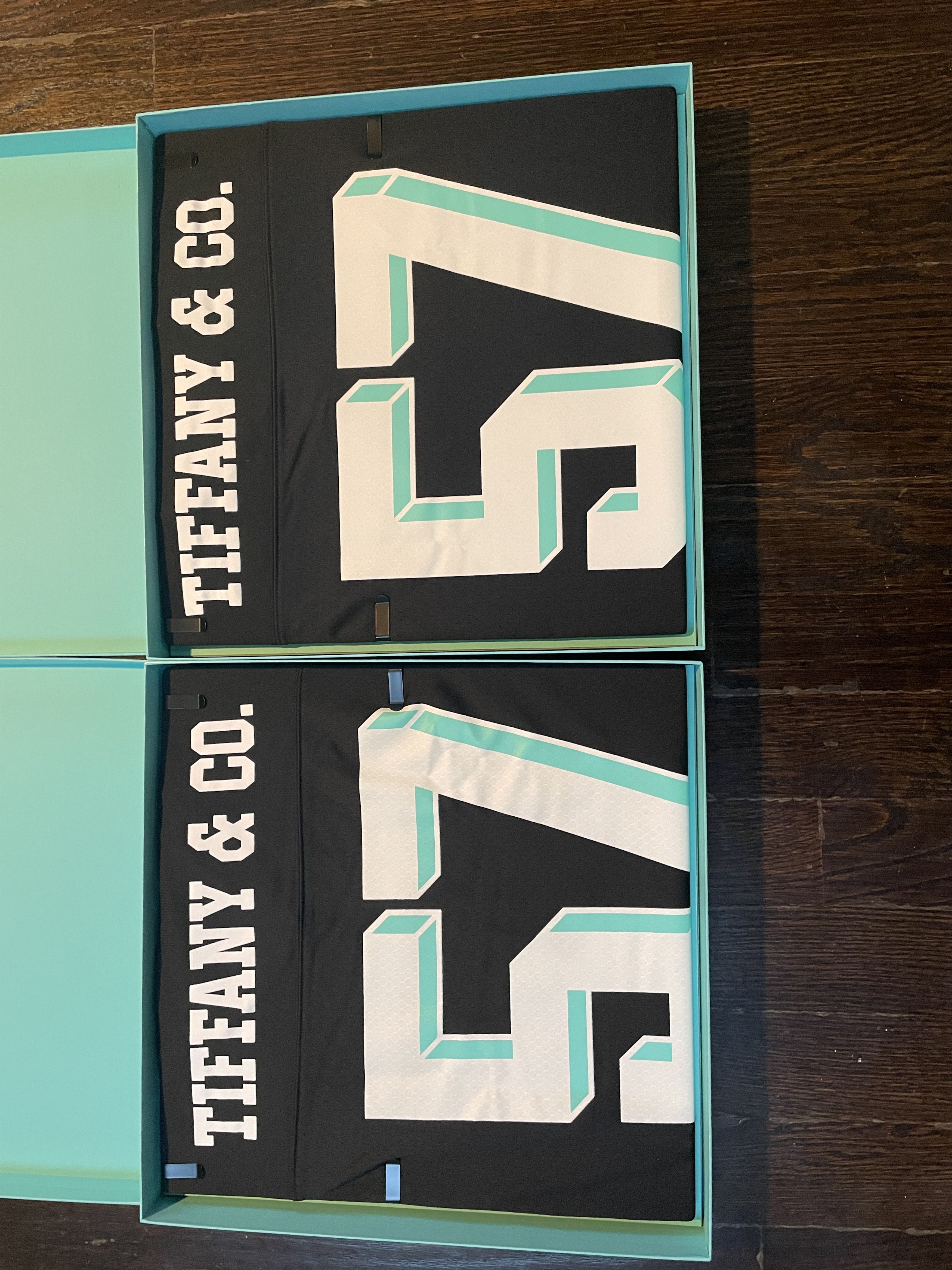 Tiffany X NFL X Mitchell Ness Football Tiffany Blue Jersey