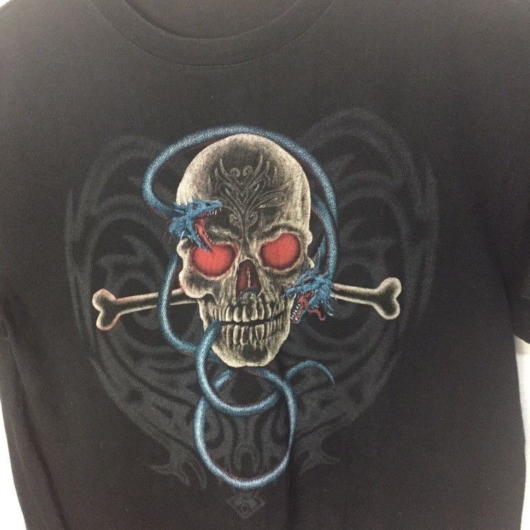 Other Short sleeve Skulls 3D design Size US L / EU 52-54 / 3 - 2 Thumbnail