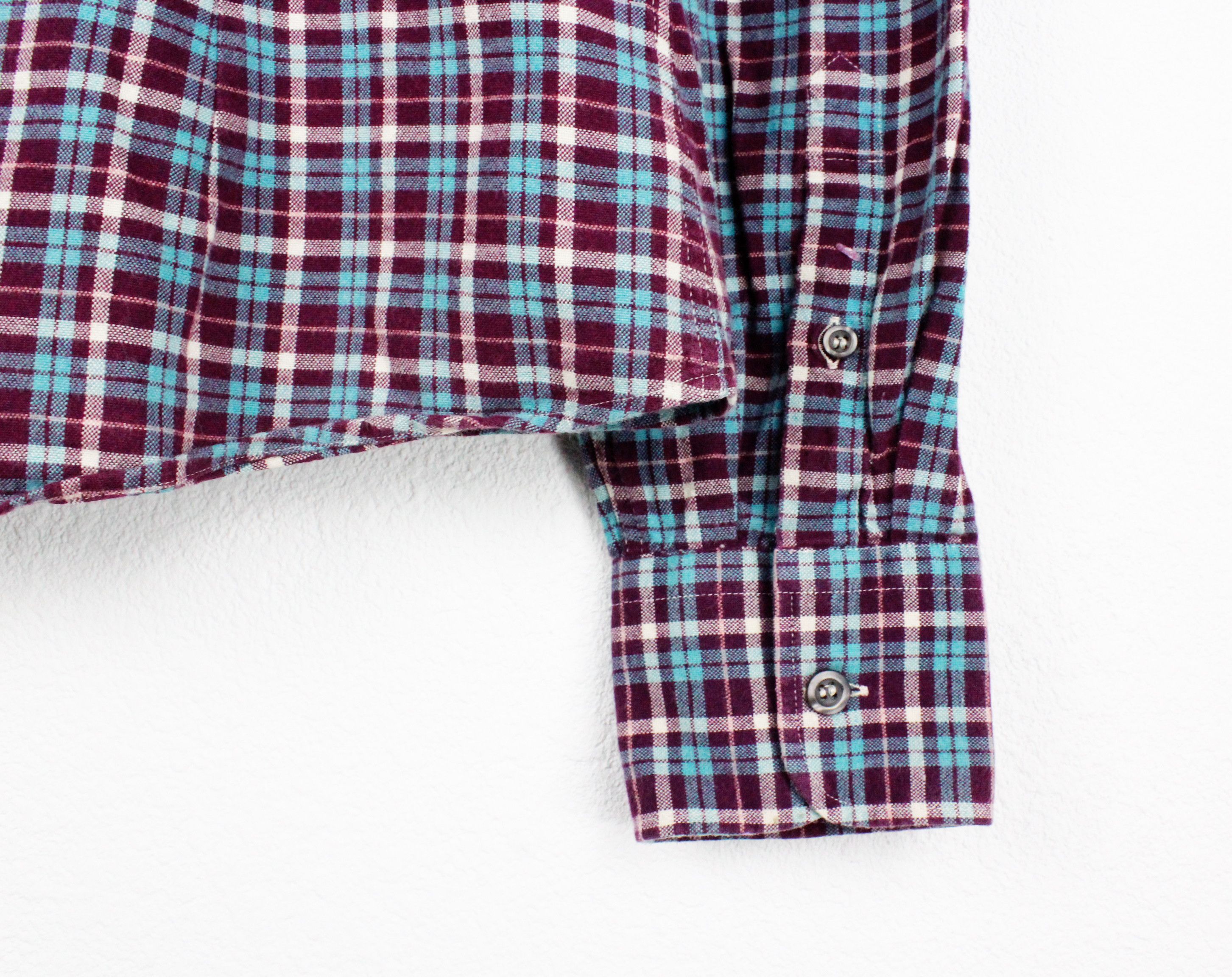 Prada Prada Multicolor Plaid Check Flannel Oxford Shirt Size L / US 10 / IT 46 - 7 Thumbnail