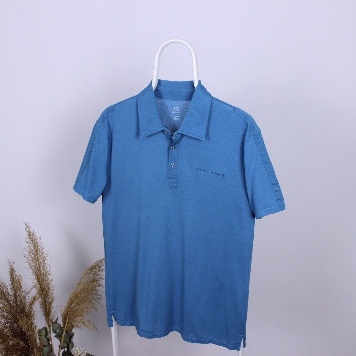 Armani Vintage Armani Exchange Polo Short Sleeve Shirt Size US L / EU 52-54 / 3 - 2 Thumbnail