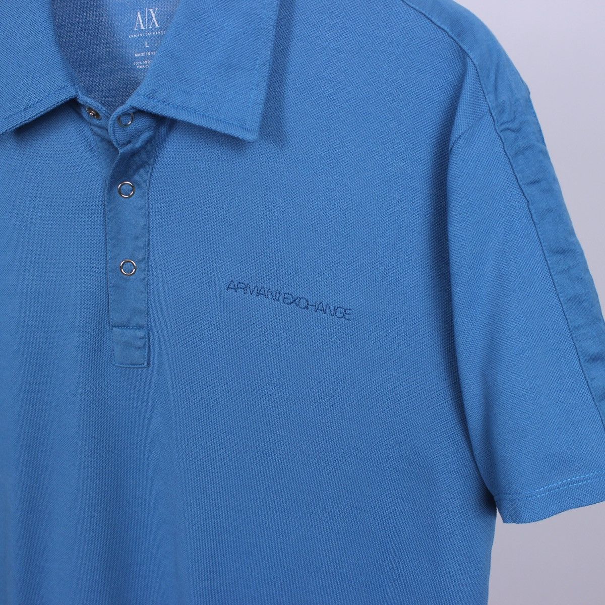 Armani Vintage Armani Exchange Polo Short Sleeve Shirt Size US L / EU 52-54 / 3 - 5 Thumbnail