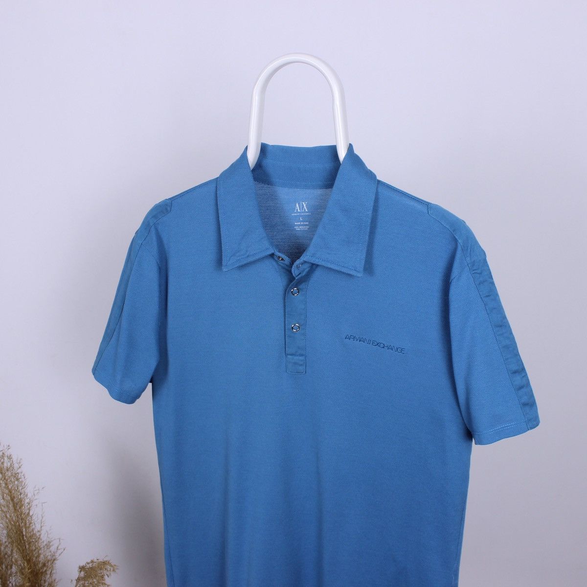 Armani Vintage Armani Exchange Polo Short Sleeve Shirt Size US L / EU 52-54 / 3 - 1 Thumbnail