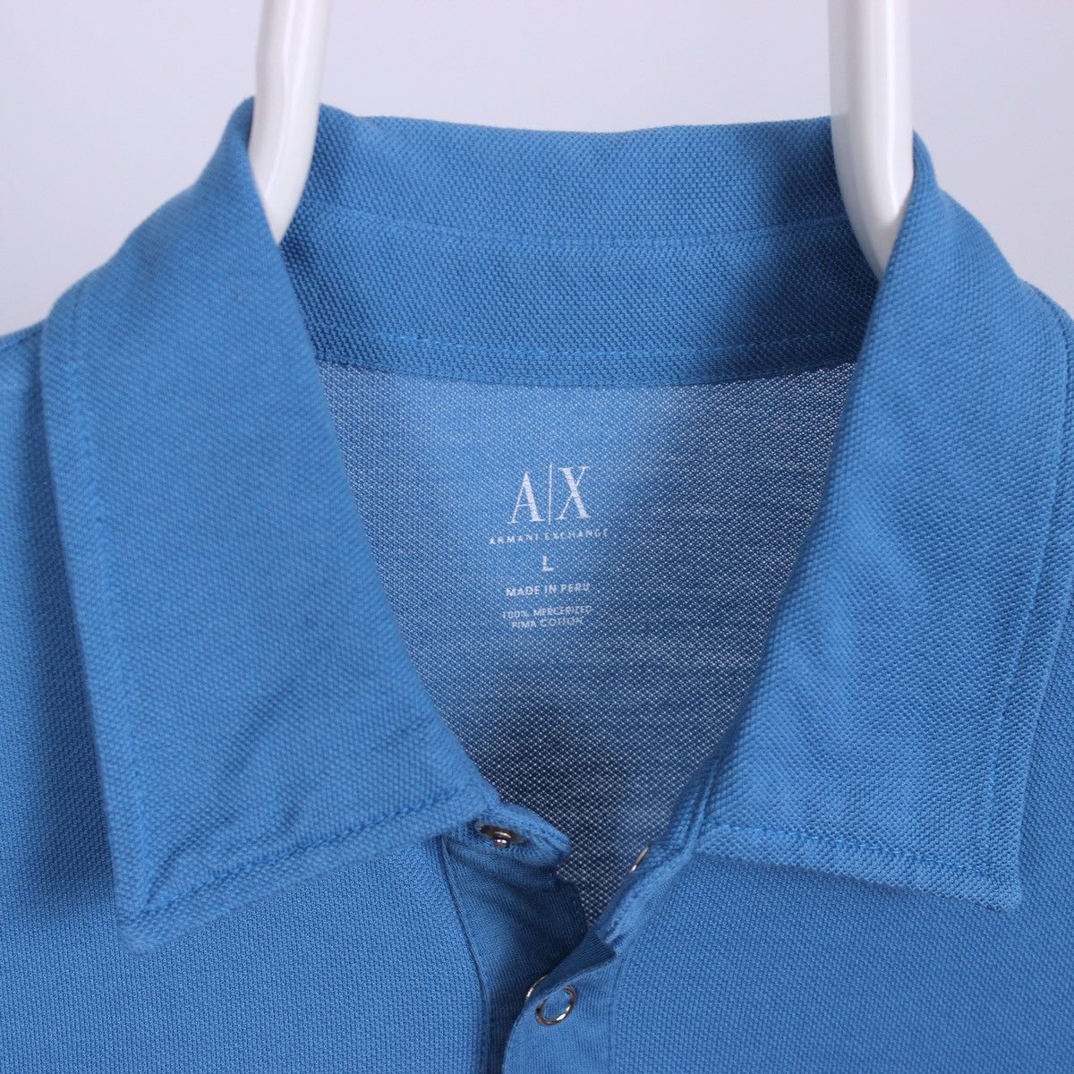 Armani Vintage Armani Exchange Polo Short Sleeve Shirt Size US L / EU 52-54 / 3 - 3 Thumbnail