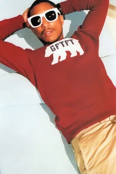 Human Made SS12 Human Made GFTFT Nigo burgundy bear sweatshirt Size US M / EU 48-50 / 2 - 2 Thumbnail