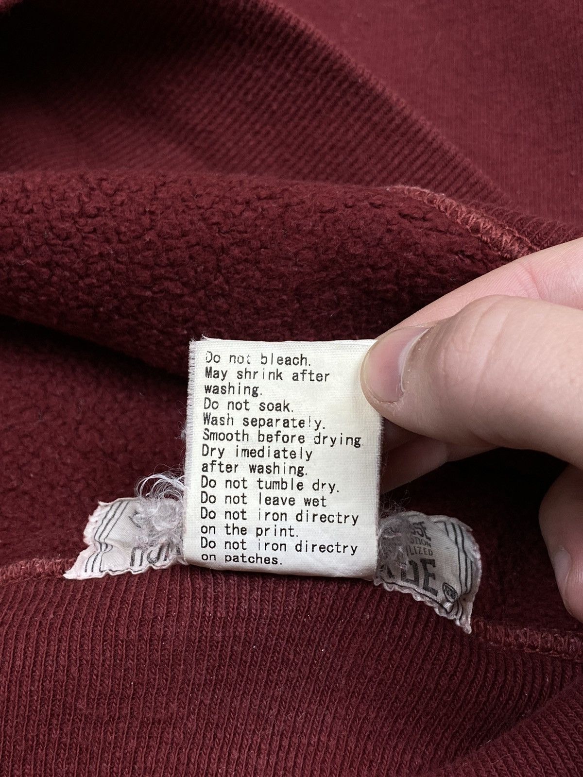 Human Made SS12 Human Made GFTFT Nigo burgundy bear sweatshirt Size US M / EU 48-50 / 2 - 17 Thumbnail