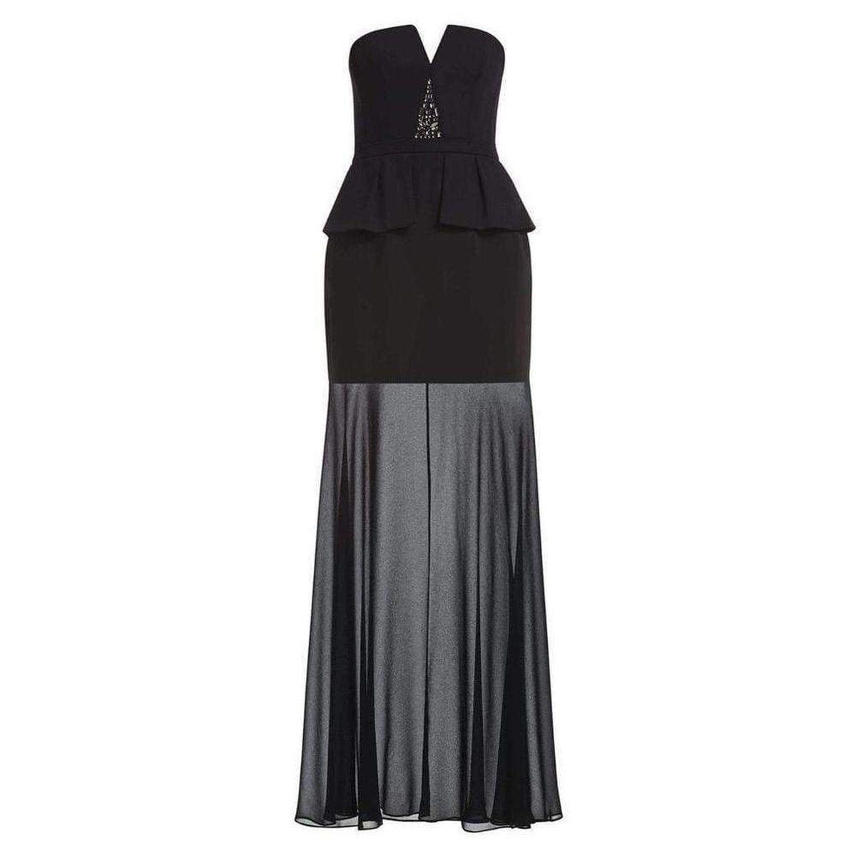 パーティードレス Caitlyn Strapless Embellished-Bodice Gown Bcbgmaxazria Caitlyn Strapless Embellished Bodice Dress