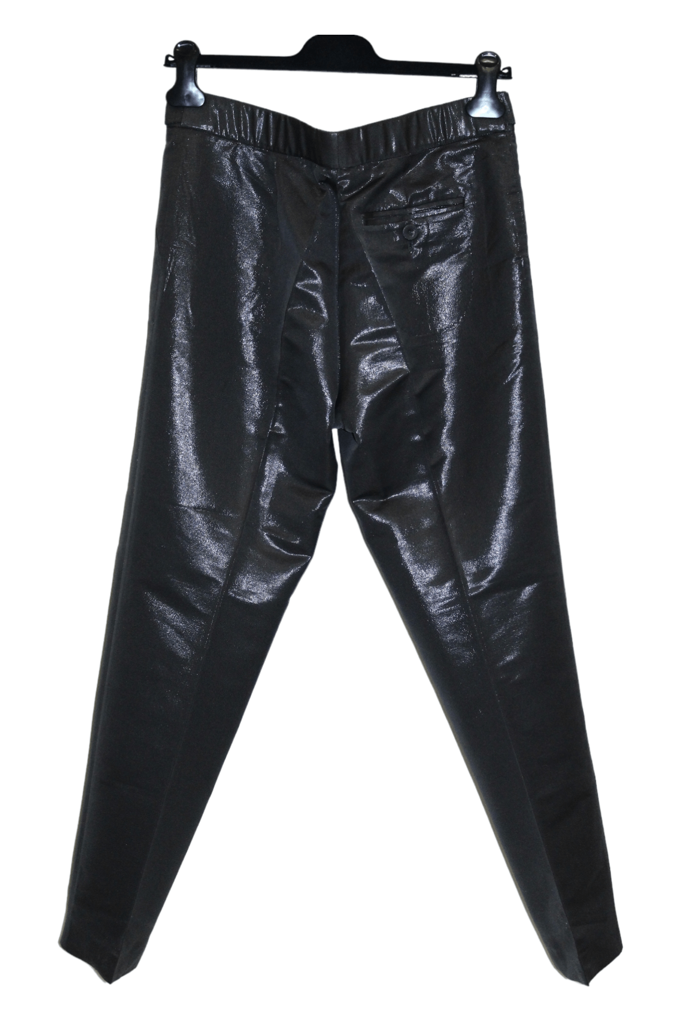 Stella McCartney Stella McCartney Belted Glitter Shimmer Shiny Coated Pant Size US 30 / EU 46 - 7 Thumbnail