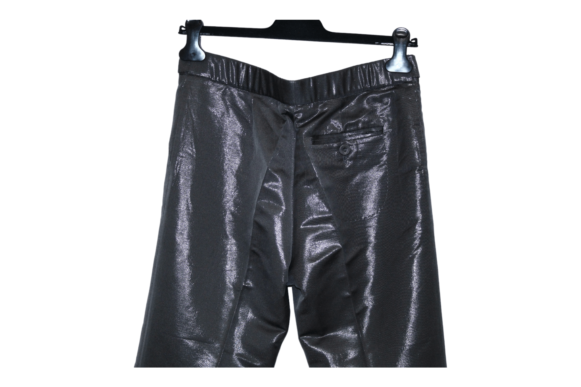 Stella McCartney Stella McCartney Belted Glitter Shimmer Shiny Coated Pant Size US 30 / EU 46 - 8 Thumbnail
