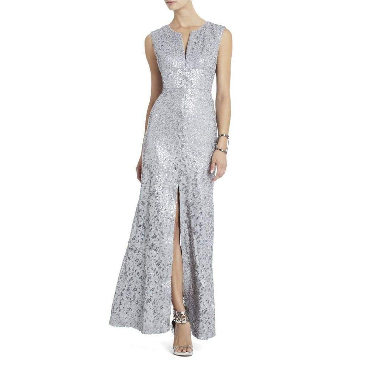 Grey Cain Sequin Appliqué Dress