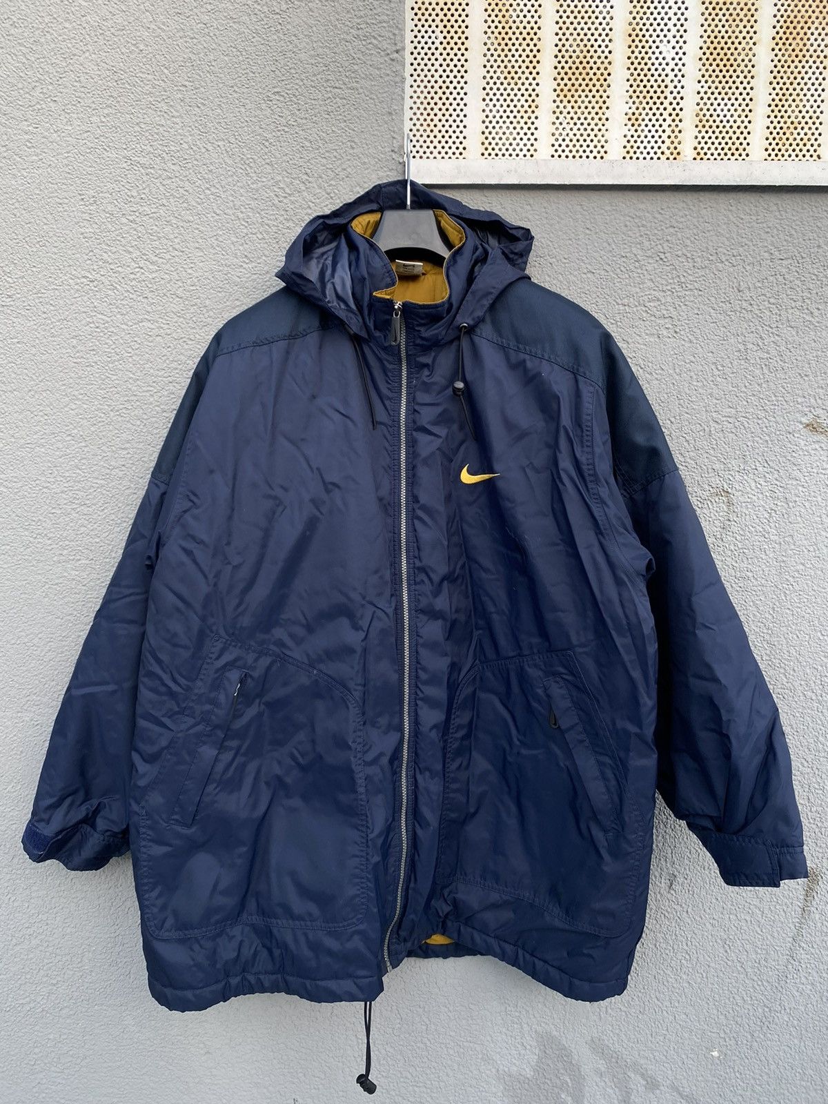 Nike × Vintage Vintage Nike Jacket Big Logo 90s Size US XL / EU 56 / 4 - 2 Thumbnail