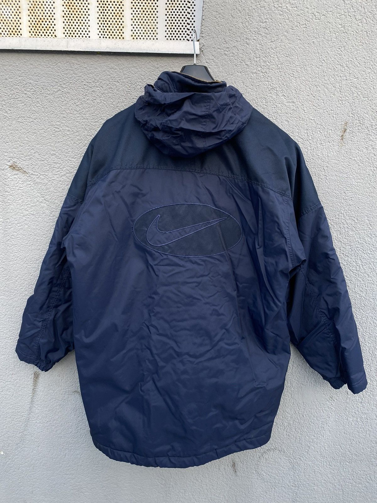 Nike × Vintage Vintage Nike Jacket Big Logo 90s Size US XL / EU 56 / 4 - 1 Thumbnail