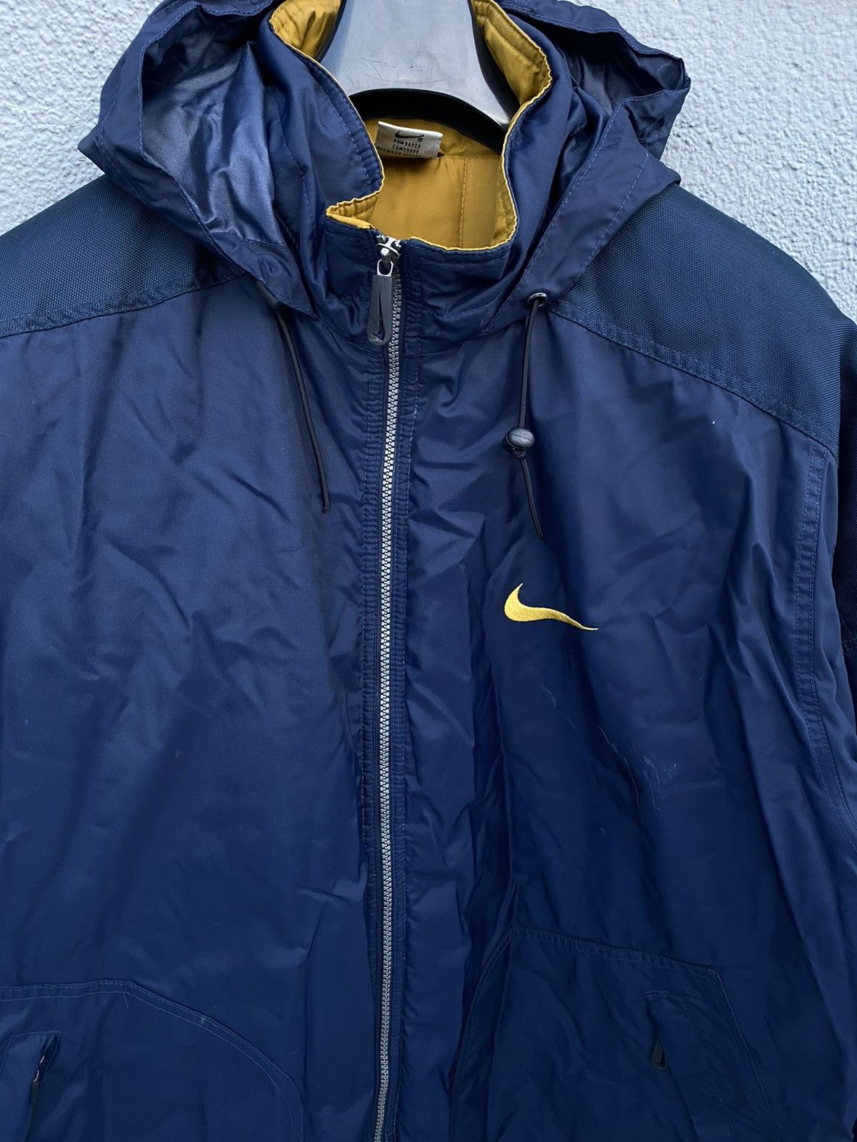 Nike × Vintage Vintage Nike Jacket Big Logo 90s Size US XL / EU 56 / 4 - 4 Thumbnail