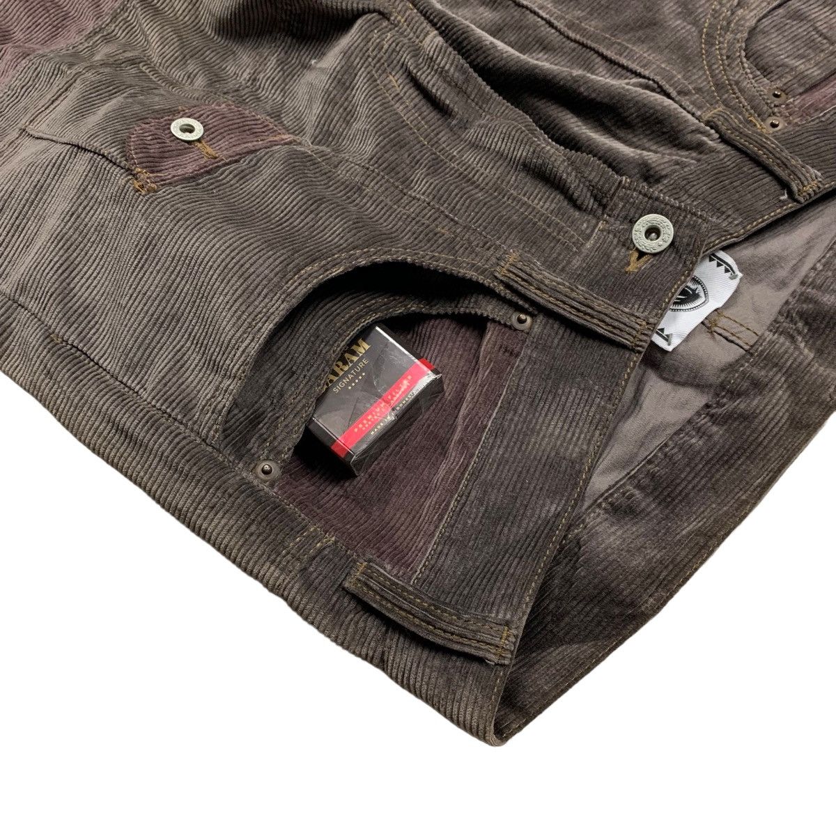 Hysteric Glamour × Japanese Brand × Le Grande Bleu (L.G.B.) Y2k Waste twice hagi patchwork multi pocket corduroy pants Size US 31 - 3 Thumbnail