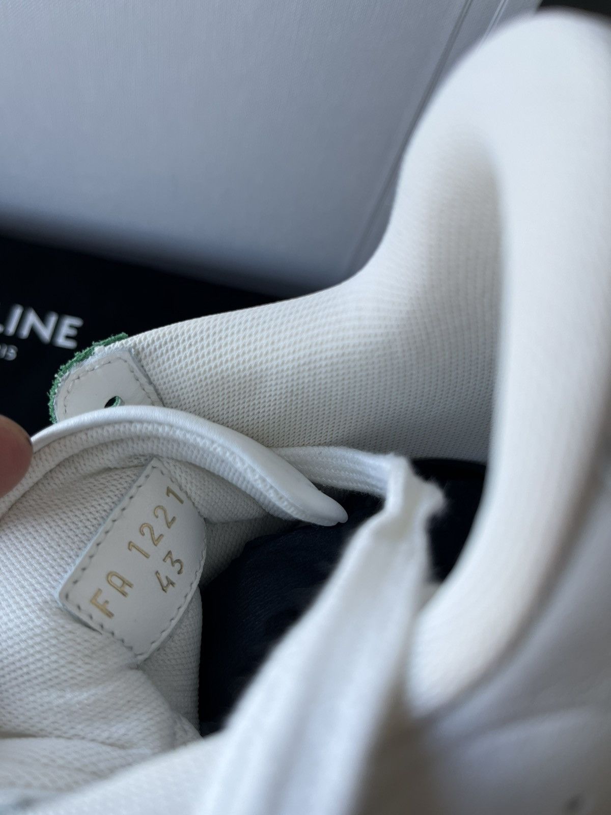 Celine × Hedi Slimane Super Runway Brand New Celine Logo Leather Trainer Limited Size US 10 / EU 43 - 22 Thumbnail