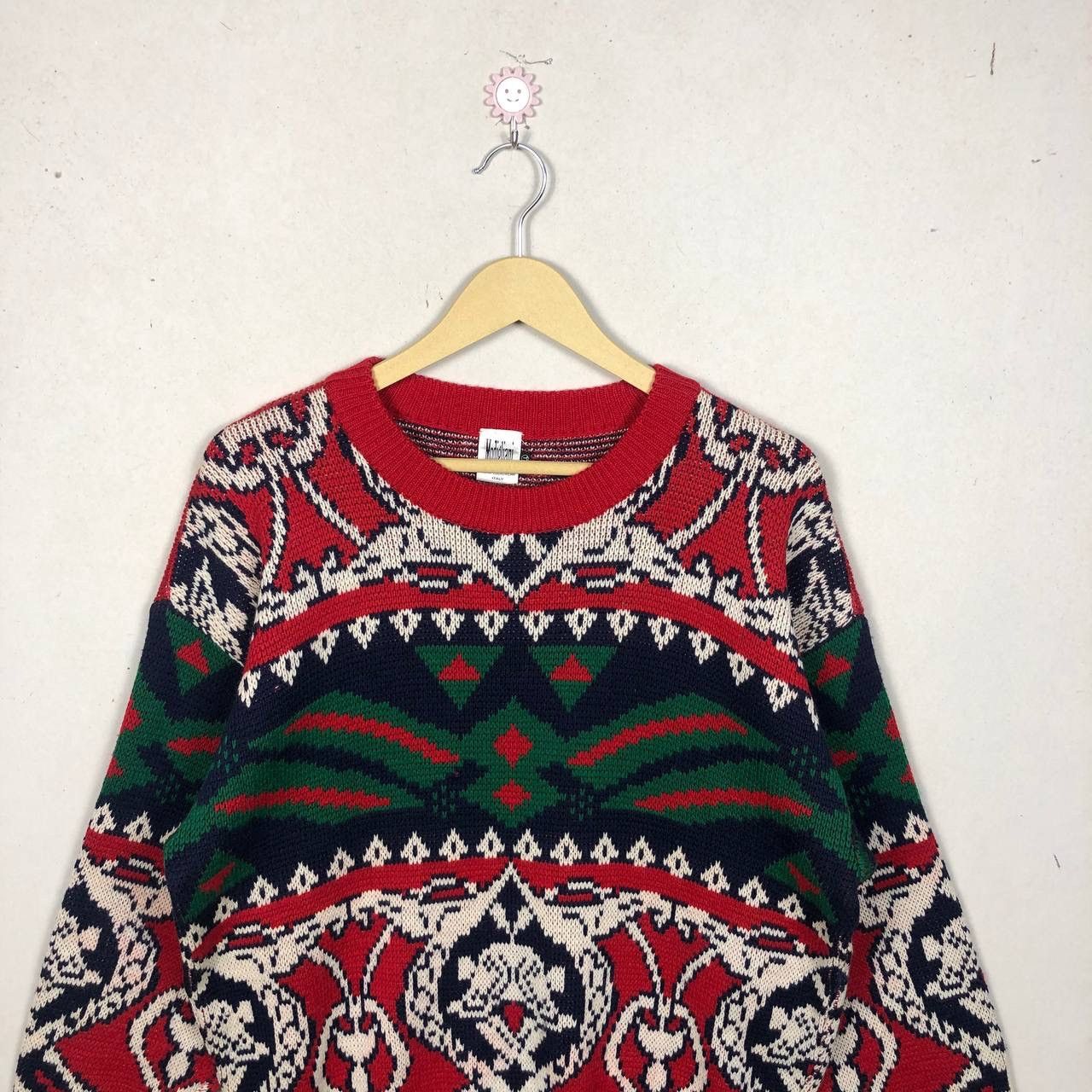 Other Vintage Modigliani Italy 3D Knit Sweater XL Coogi Style Size US XL / EU 56 / 4 - 3 Thumbnail