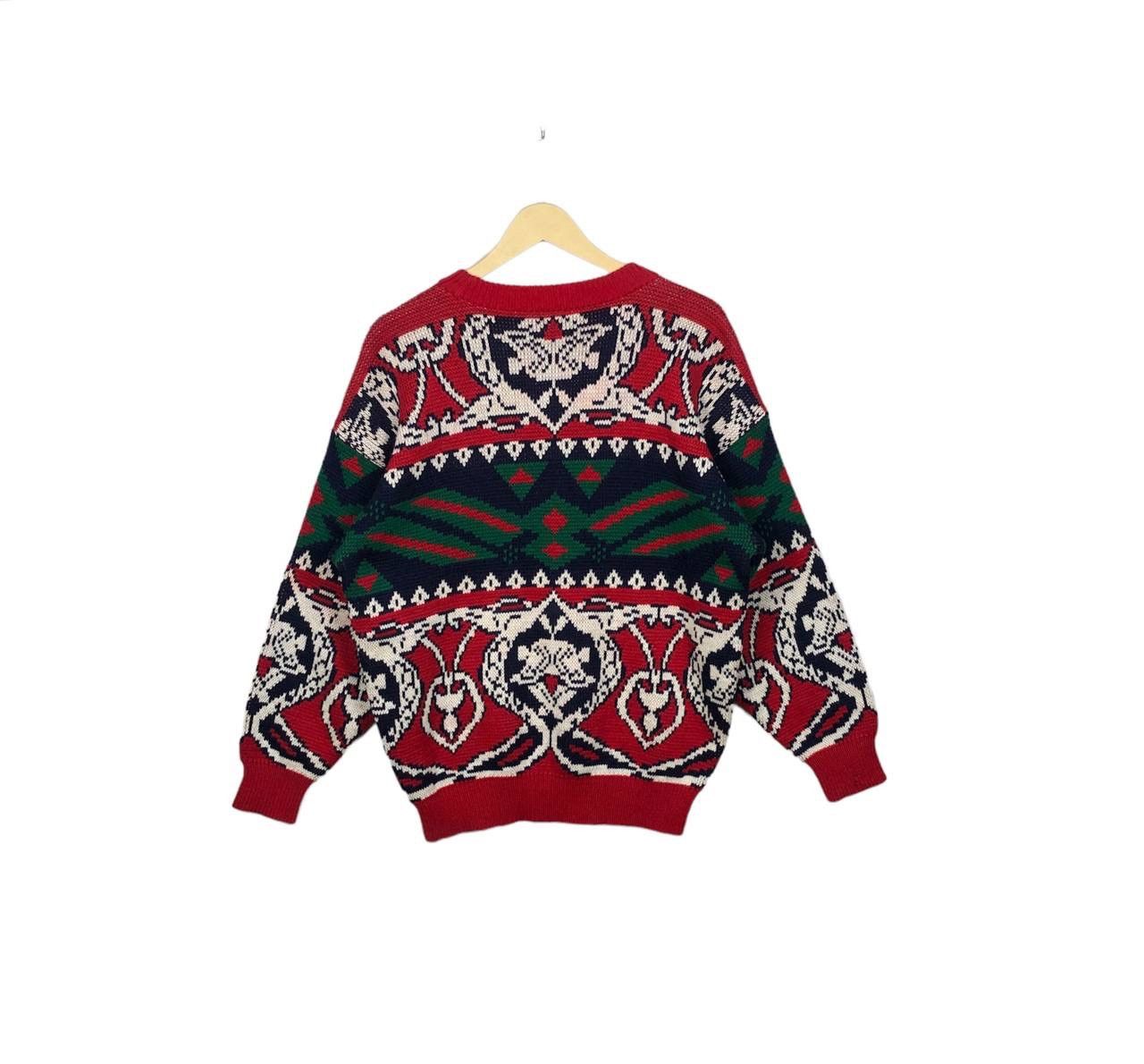 Other Vintage Modigliani Italy 3D Knit Sweater XL Coogi Style Size US XL / EU 56 / 4 - 2 Thumbnail