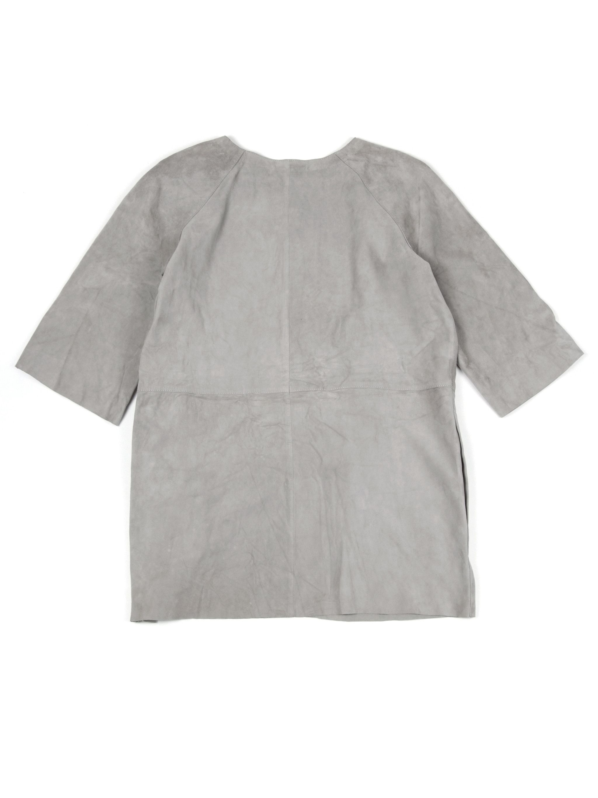 Loro Piana $550 ARMA Suede Leather Open Jacket US10/L Size L / US 10 / IT 46 - 2 Thumbnail