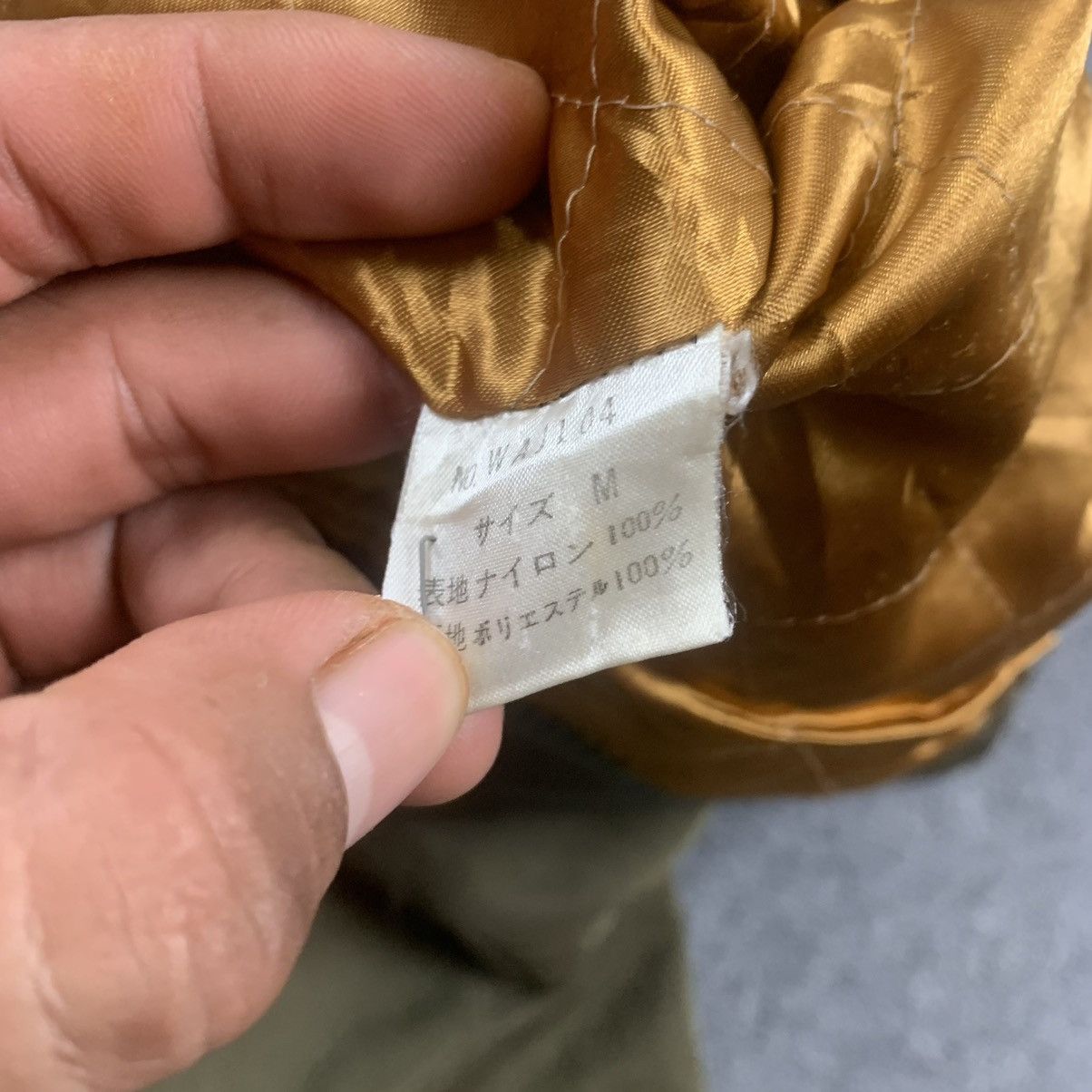 Japanese Brand × Vintage Vintage Army Olive Green Flight Bomber Jacket Size US M / EU 48-50 / 2 - 10 Thumbnail
