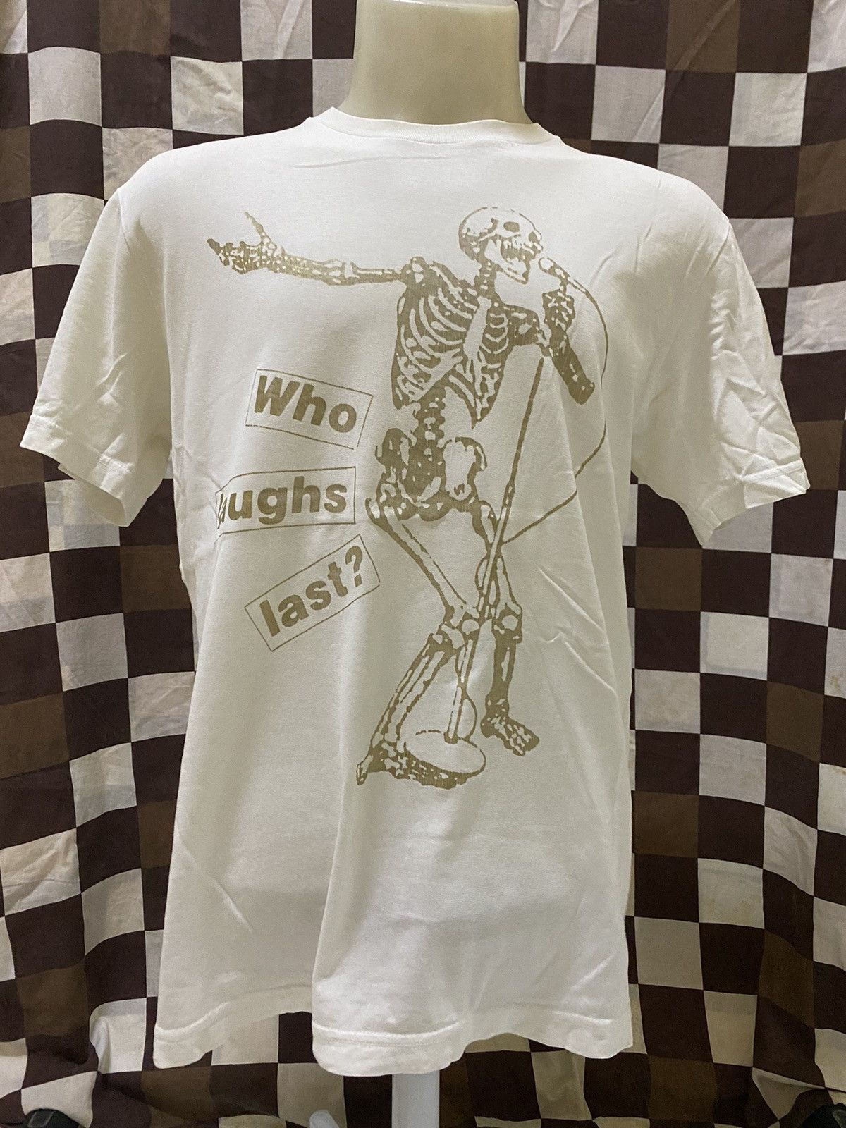 image of Barbara Kruger X Uniqlo X Ratm Tee in White, Men's (Size Large)