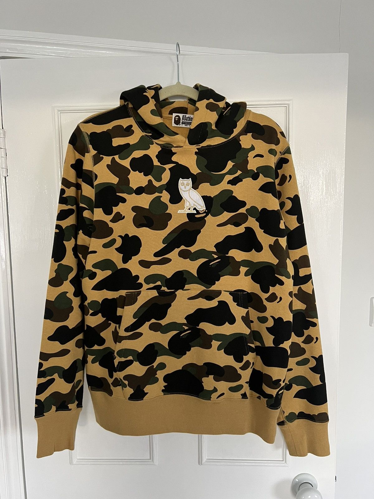 OVO X BAPE 1ST CAMO PULLOVER HOODIE
