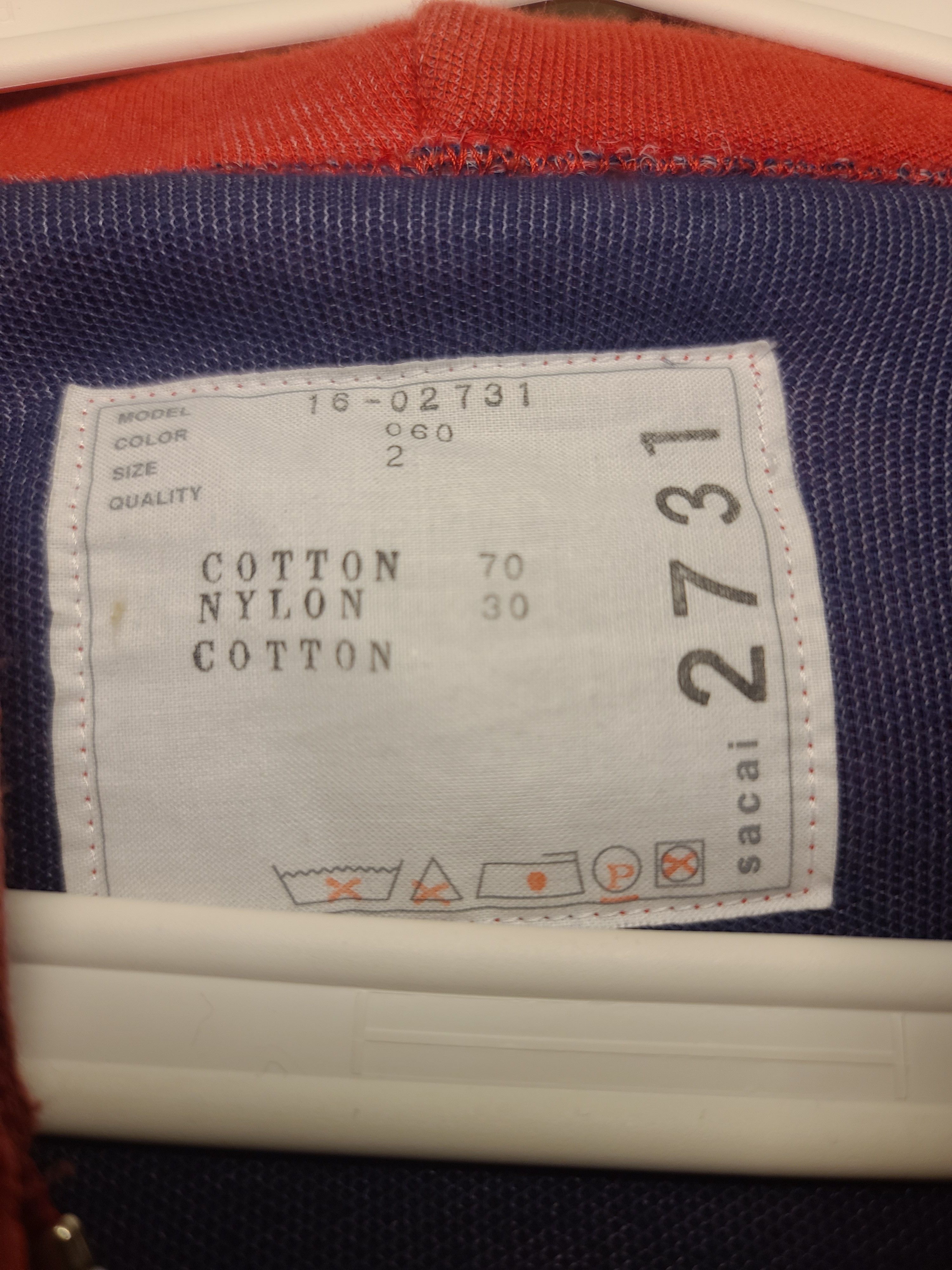 Sacai Sacai Zip Up Hoodie Size US M / EU 48-50 / 2 - 3 Thumbnail