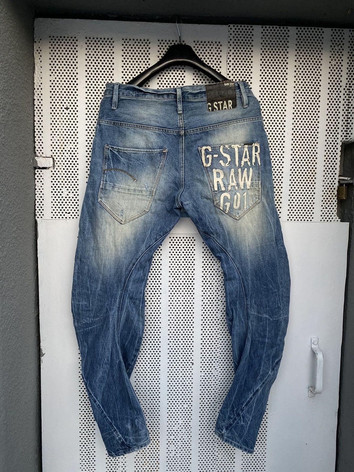 G retailer star arc 3d loose tapered jeans