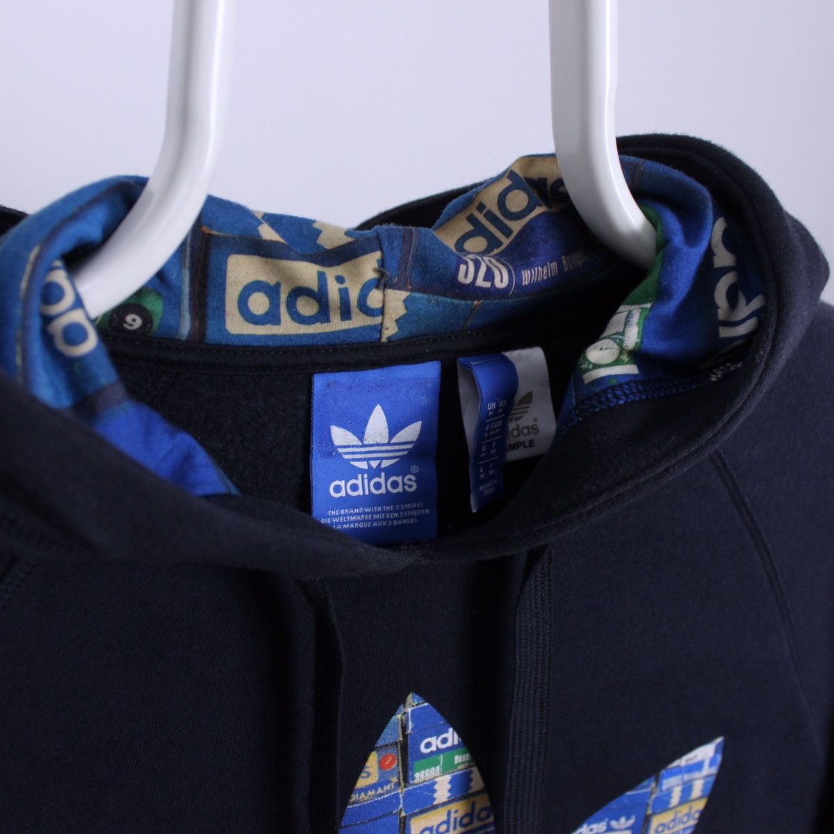 Adidas Vintage Adidas Originals Hoodie Big Box Logo Size US M / EU 48-50 / 2 - 3 Thumbnail