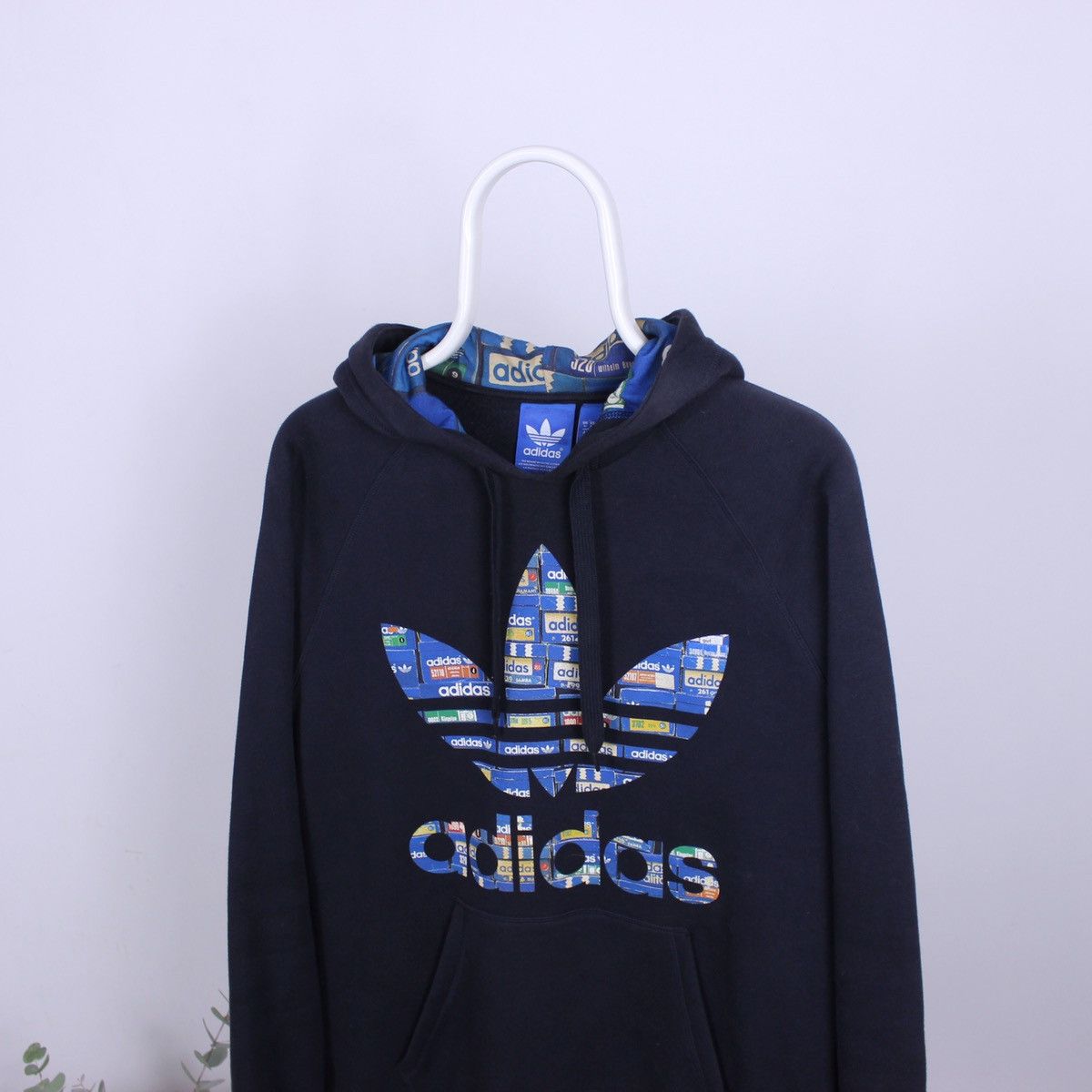 Adidas Vintage Adidas Originals Hoodie Big Box Logo Size US M / EU 48-50 / 2 - 1 Thumbnail