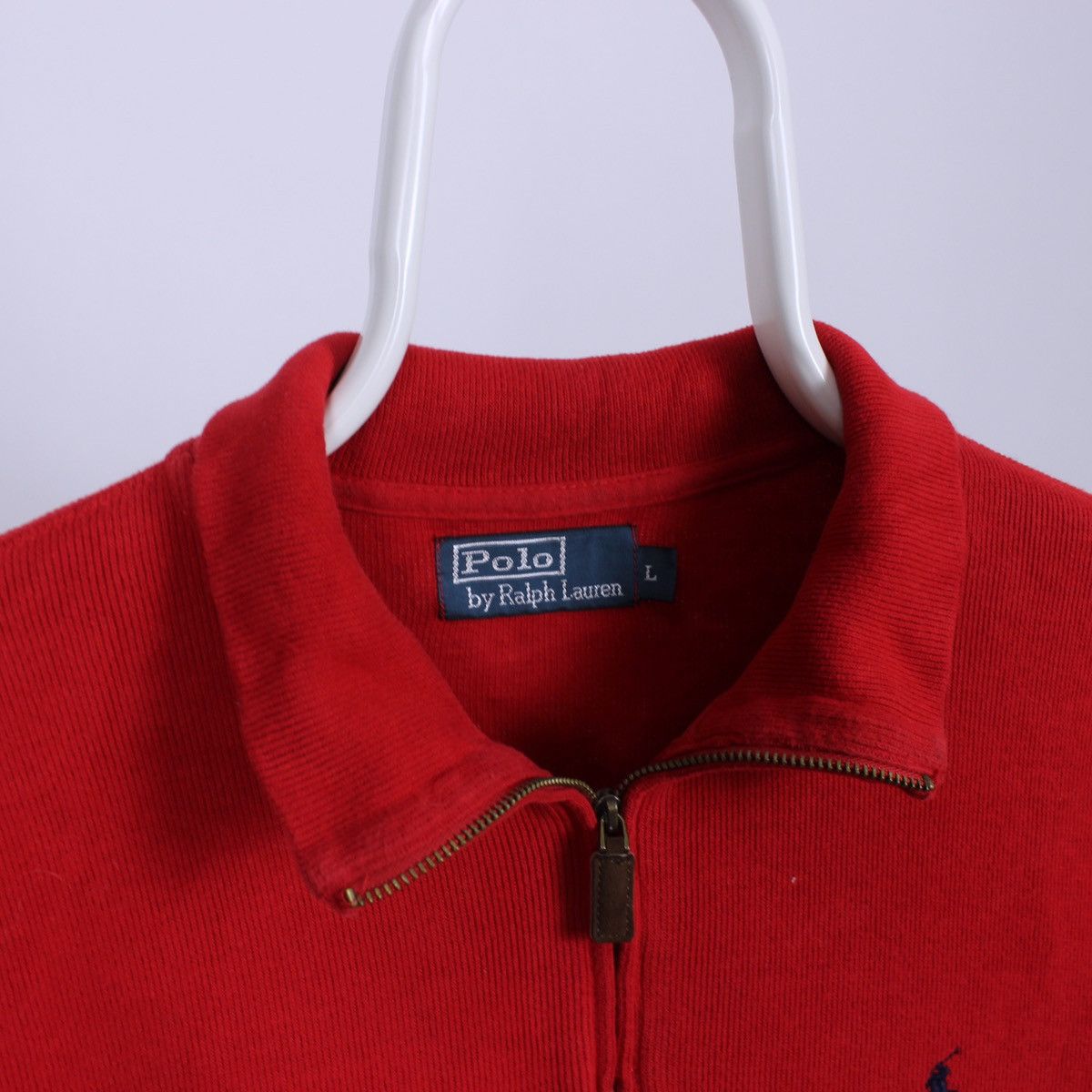 Ralph Lauren Vintage Polo Ralph Lauren Sweatshirt 1/4 Zip Size US L / EU 52-54 / 3 - 3 Thumbnail