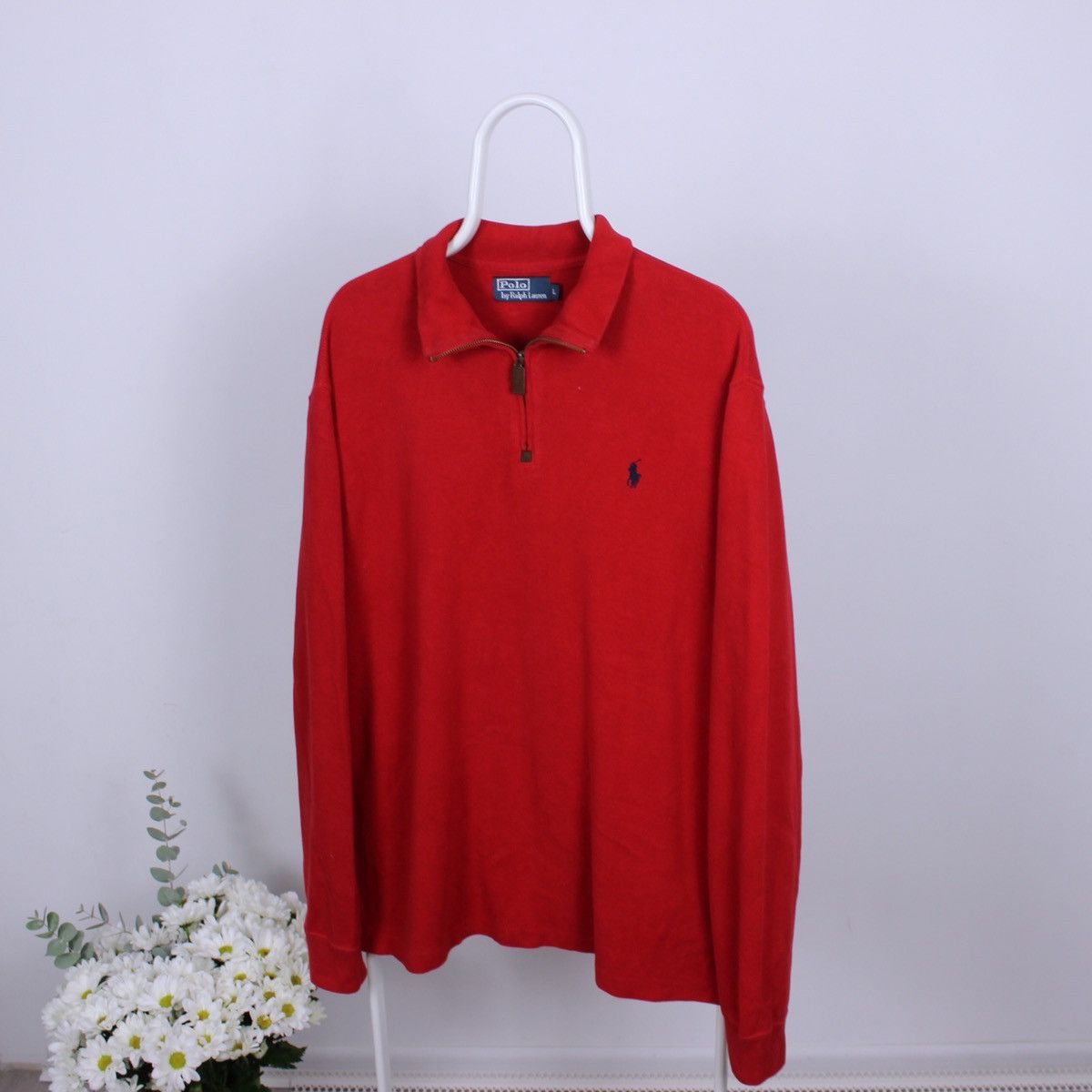 Ralph Lauren Vintage Polo Ralph Lauren Sweatshirt 1/4 Zip Size US L / EU 52-54 / 3 - 2 Thumbnail