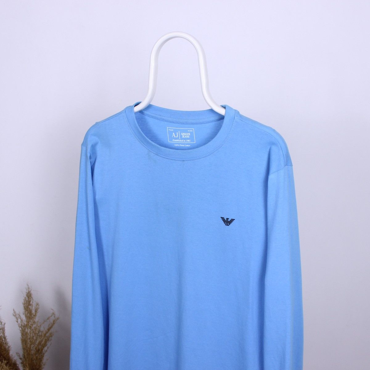 Armani Vintage Armani Jeans Long Sleeve T-shirt Top Size US L / EU 52-54 / 3 - 1 Thumbnail