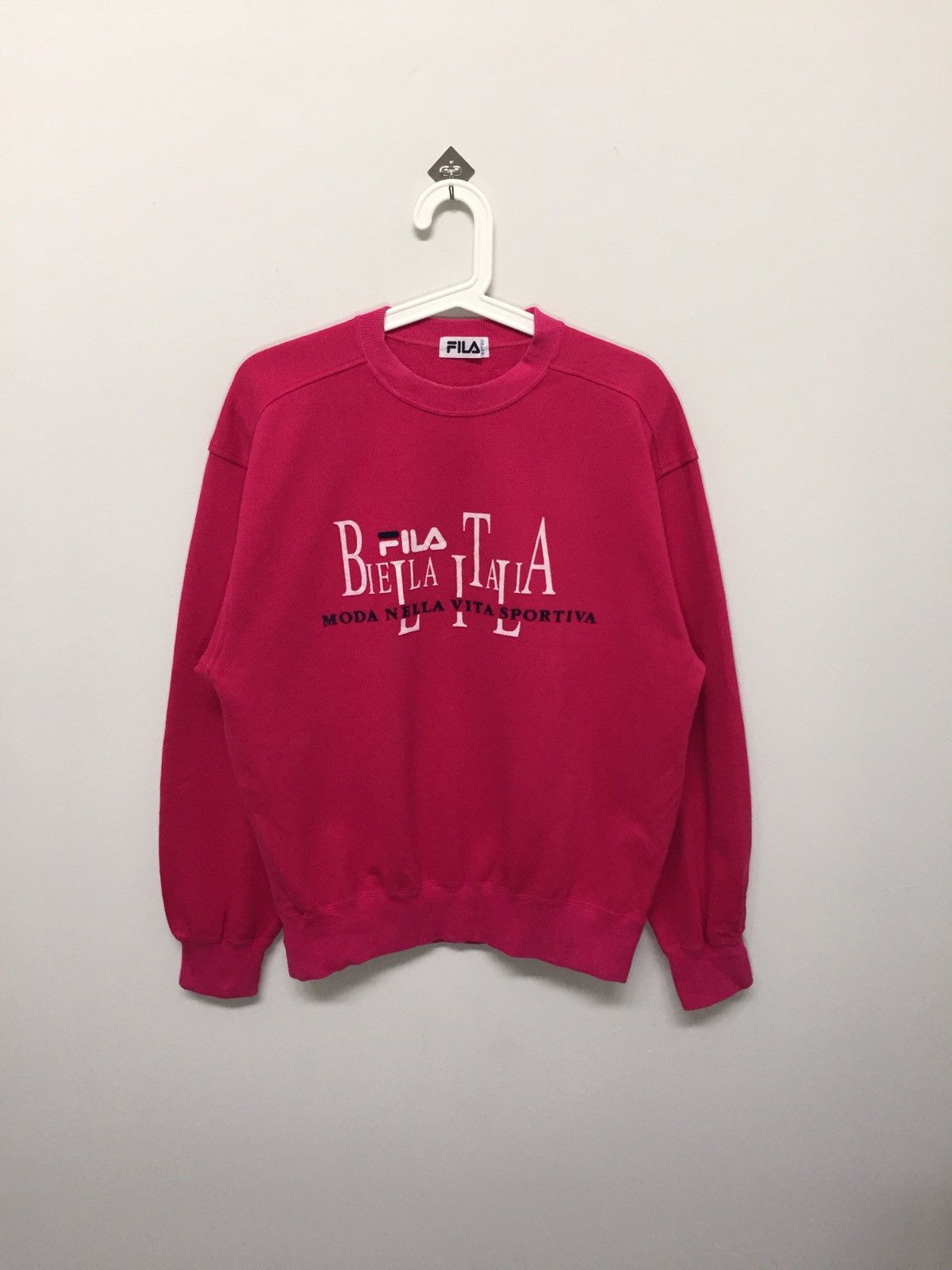 Vintage Fila Spell Out Pullover Sweatshirt