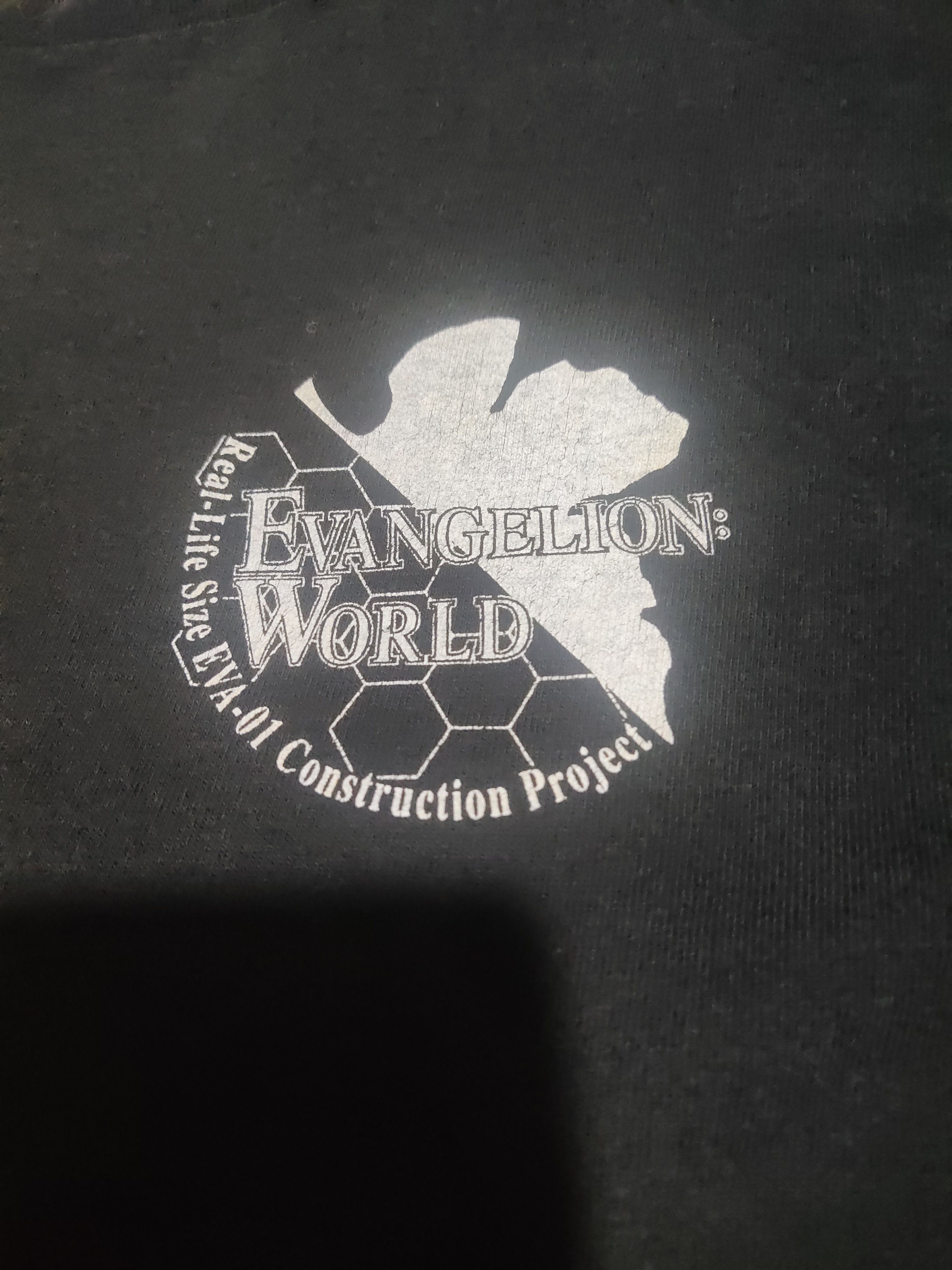 Anime × Vintage RARE EVANGELION WORLD ANIME FADED TEE Size US L / EU 52-54 / 3 - 4 Thumbnail