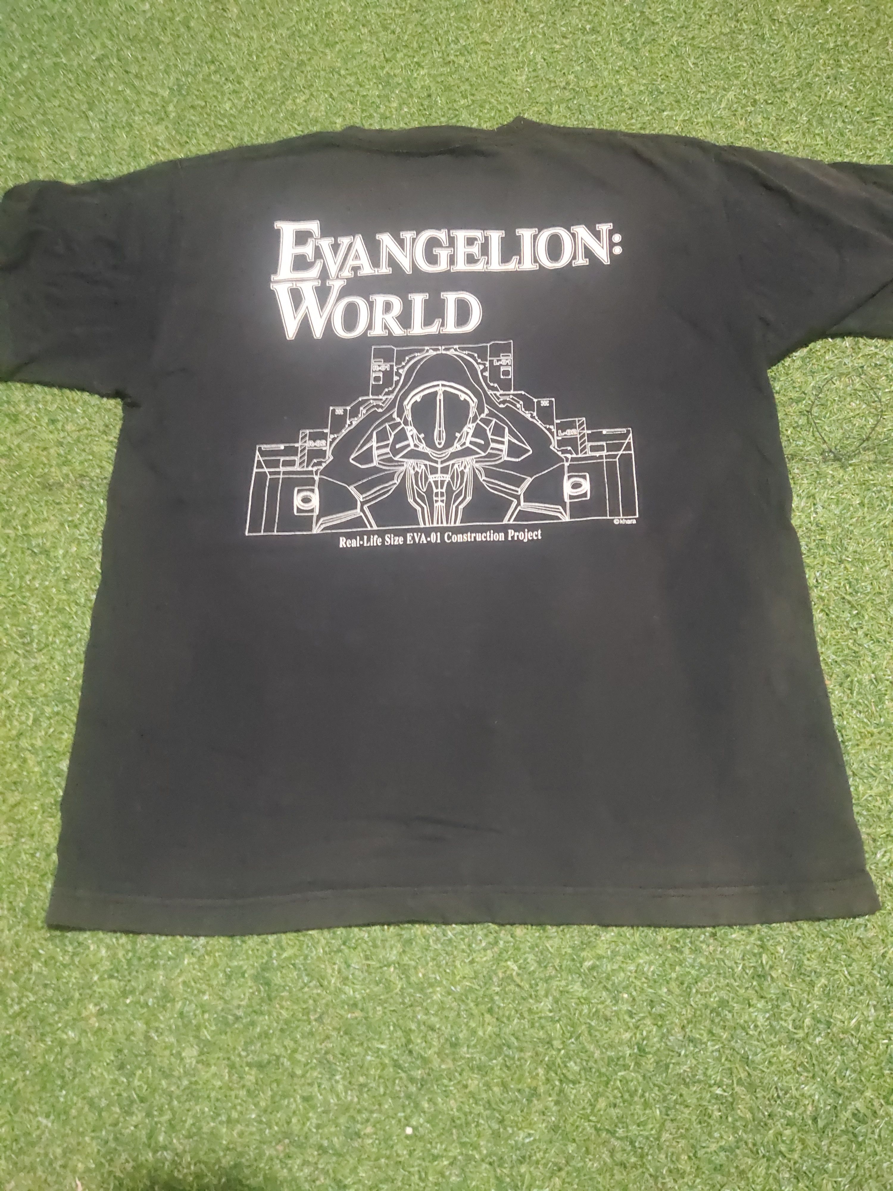 Anime × Vintage RARE EVANGELION WORLD ANIME FADED TEE Size US L / EU 52-54 / 3 - 1 Thumbnail