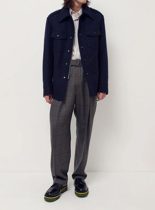 Dries Van Noten Dries van Noten Phoenix pleated wool pants | Grailed