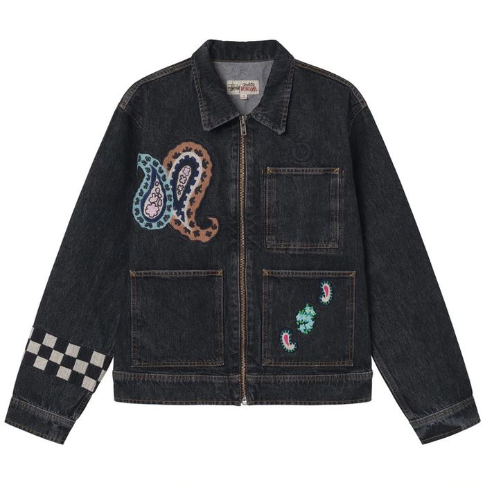 Stussy NOMA t.d x Stussy Zip Work Denim Jacket | Grailed