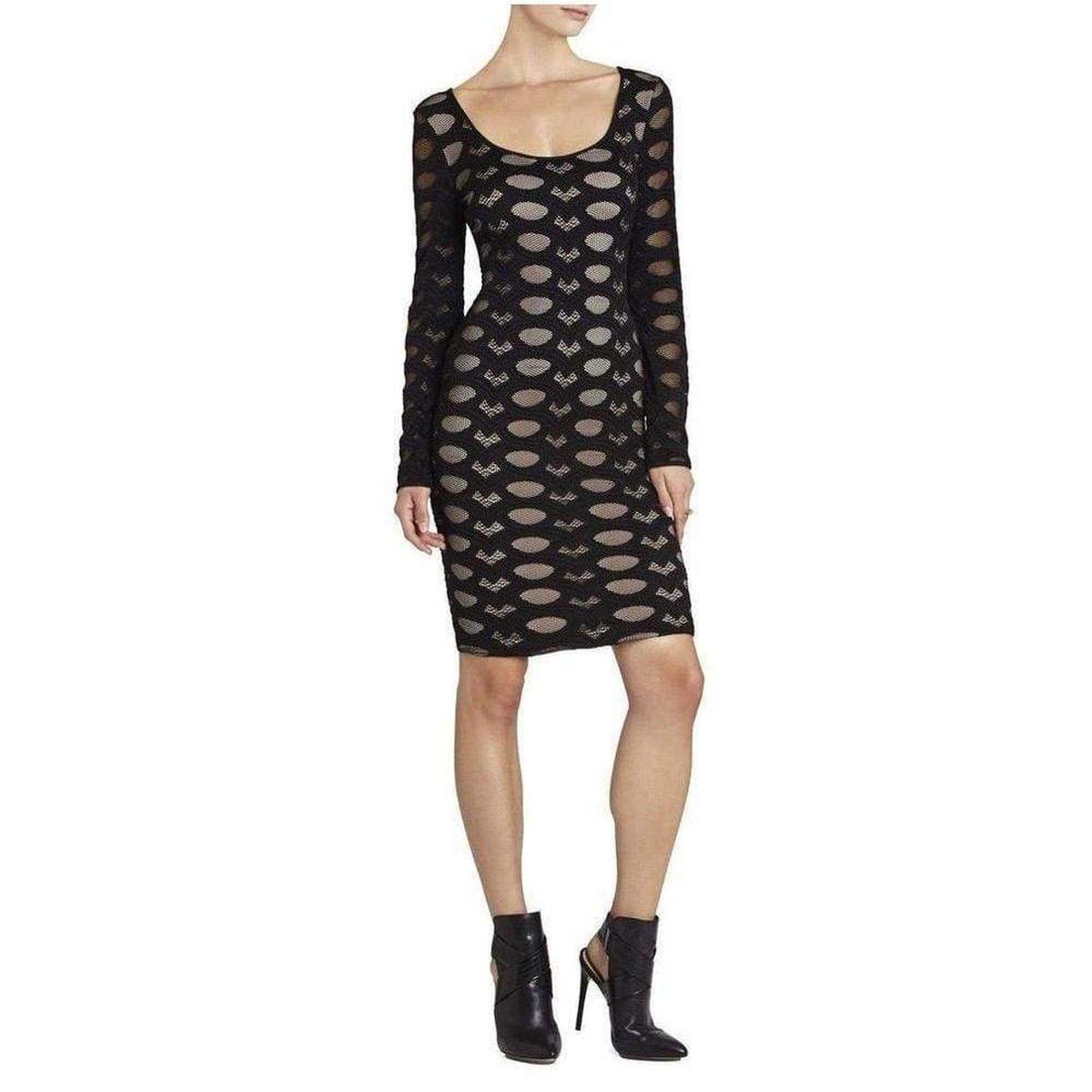 SALE!【BCBG MAXAZRIA】Black Solace Ruffle Sleeve Dress BCBGMAXAZRIA Black Solace Ruffle Sleeve Dress - Runway Catalog