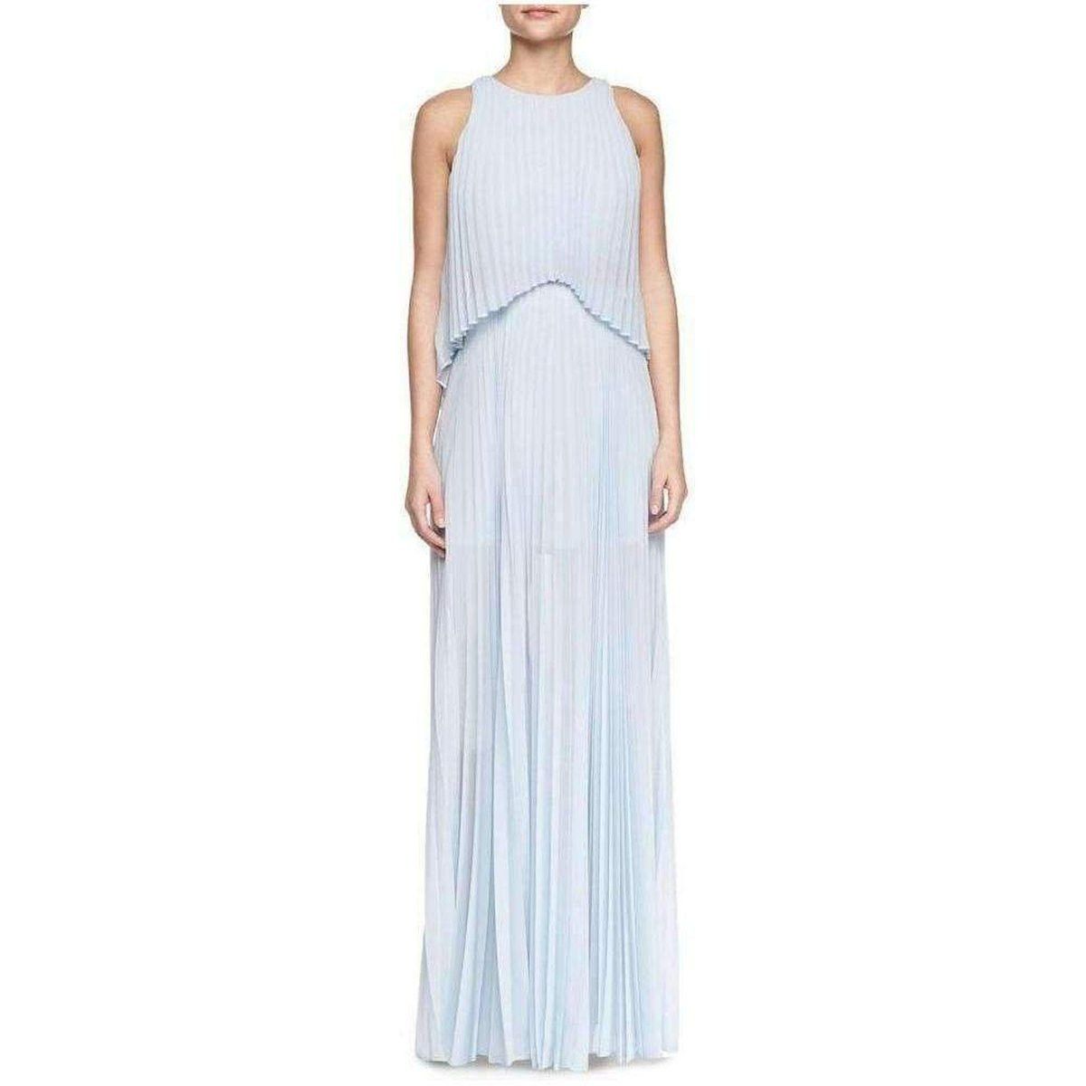 Shaina Sleeveless Pleated Gown