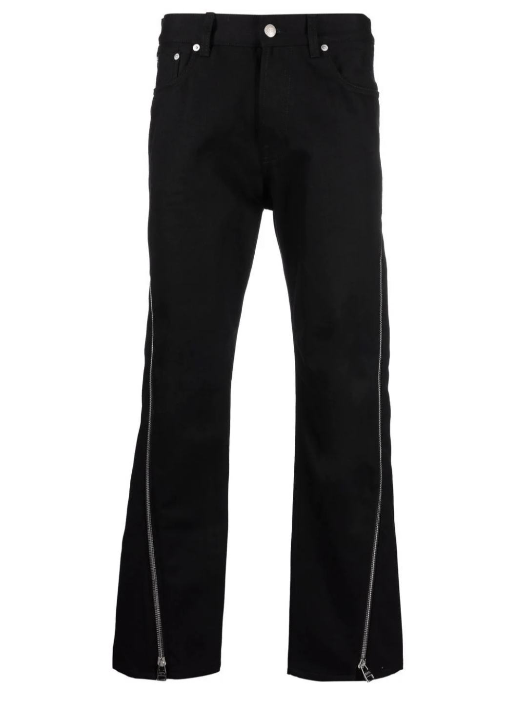 Alexander McQueen Side Zip Black Denim Size US 34 / EU 50 - 1 Thumbnail