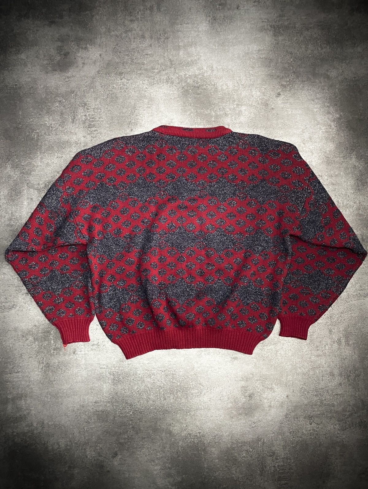 Vintage 💥RARE💥Vintage 90s Sweater Boxy Fit Streetwear Fullprint Size US M / EU 48-50 / 2 - 5 Thumbnail