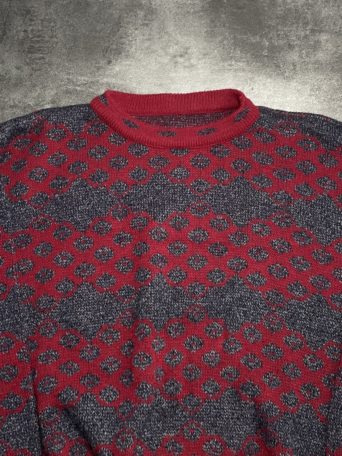 Vintage 💥RARE💥Vintage 90s Sweater Boxy Fit Streetwear Fullprint Size US M / EU 48-50 / 2 - 4 Thumbnail