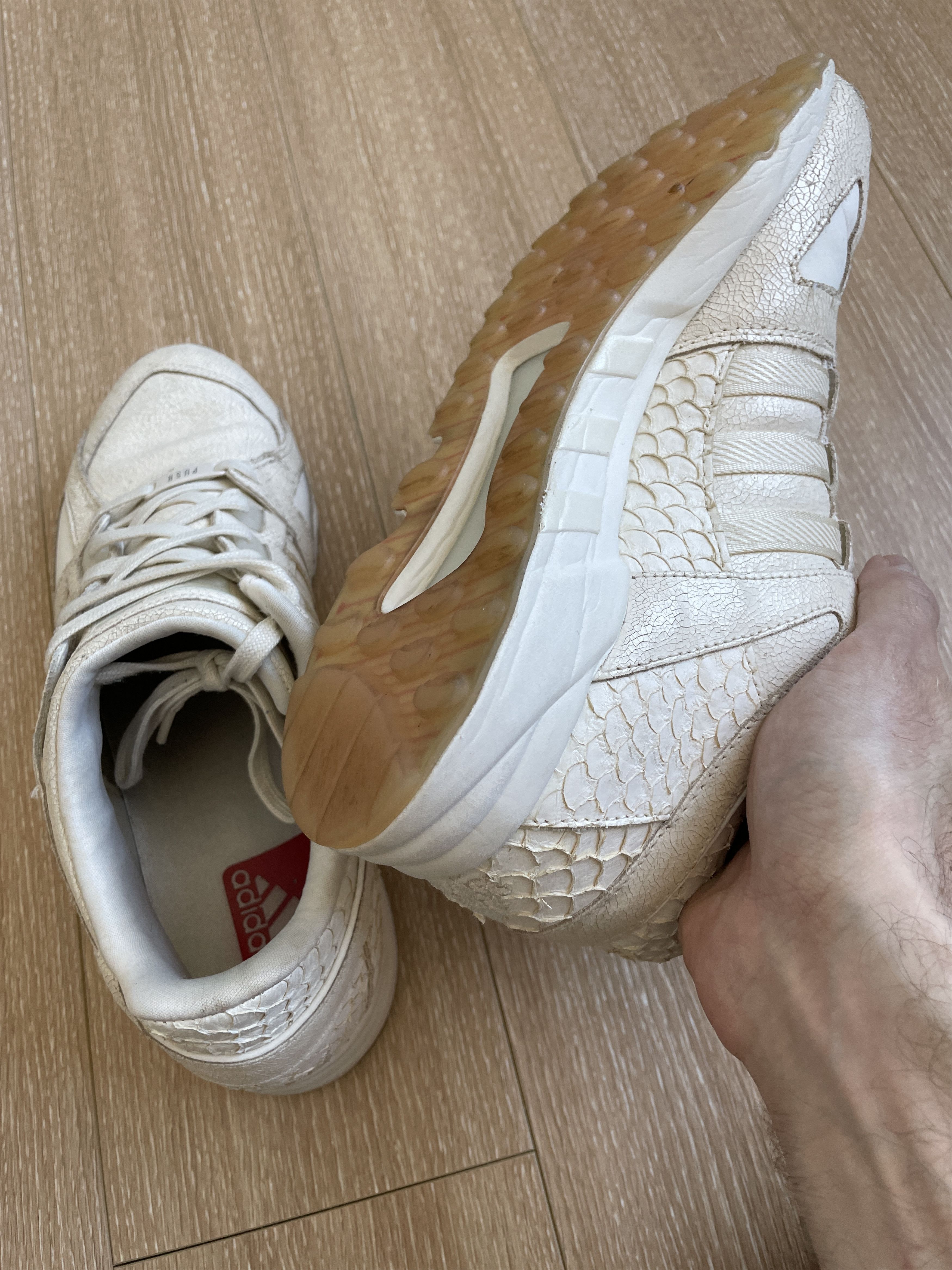 Adidas 2014 Adidas EQT Guidance '93 Pusha T Coke White-Size 10 Size US 10 / EU 43 - 16 Thumbnail