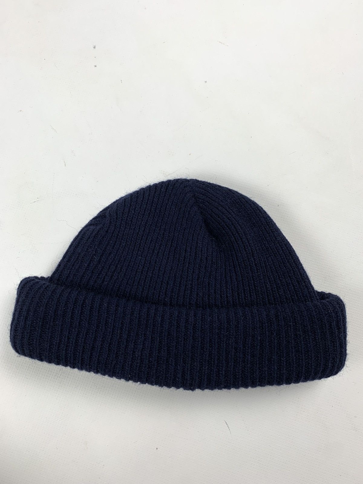 Wood Wood Wood Wood Navy Blue Wool Mande Beanie Hat Size ONE SIZE - 7 Thumbnail