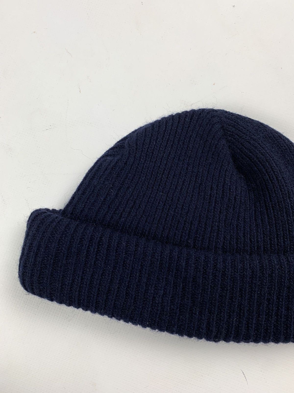 Wood Wood Wood Wood Navy Blue Wool Mande Beanie Hat Size ONE SIZE - 8 Thumbnail