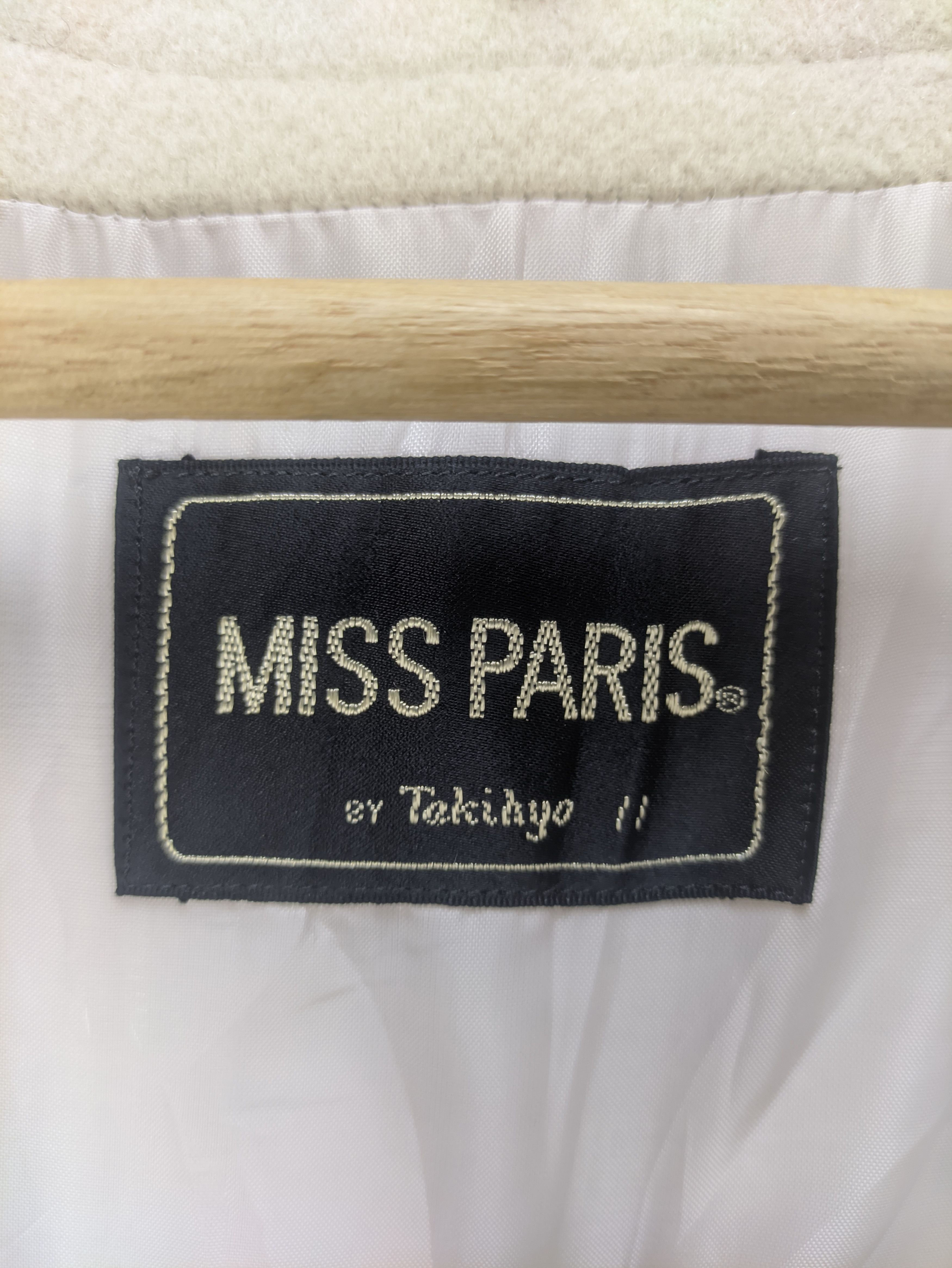 Japanese Brand Steals🔥Vintage Wool Coat With Cape by Miss Paris Size M / US 6-8 / IT 42-44 - 3 Thumbnail