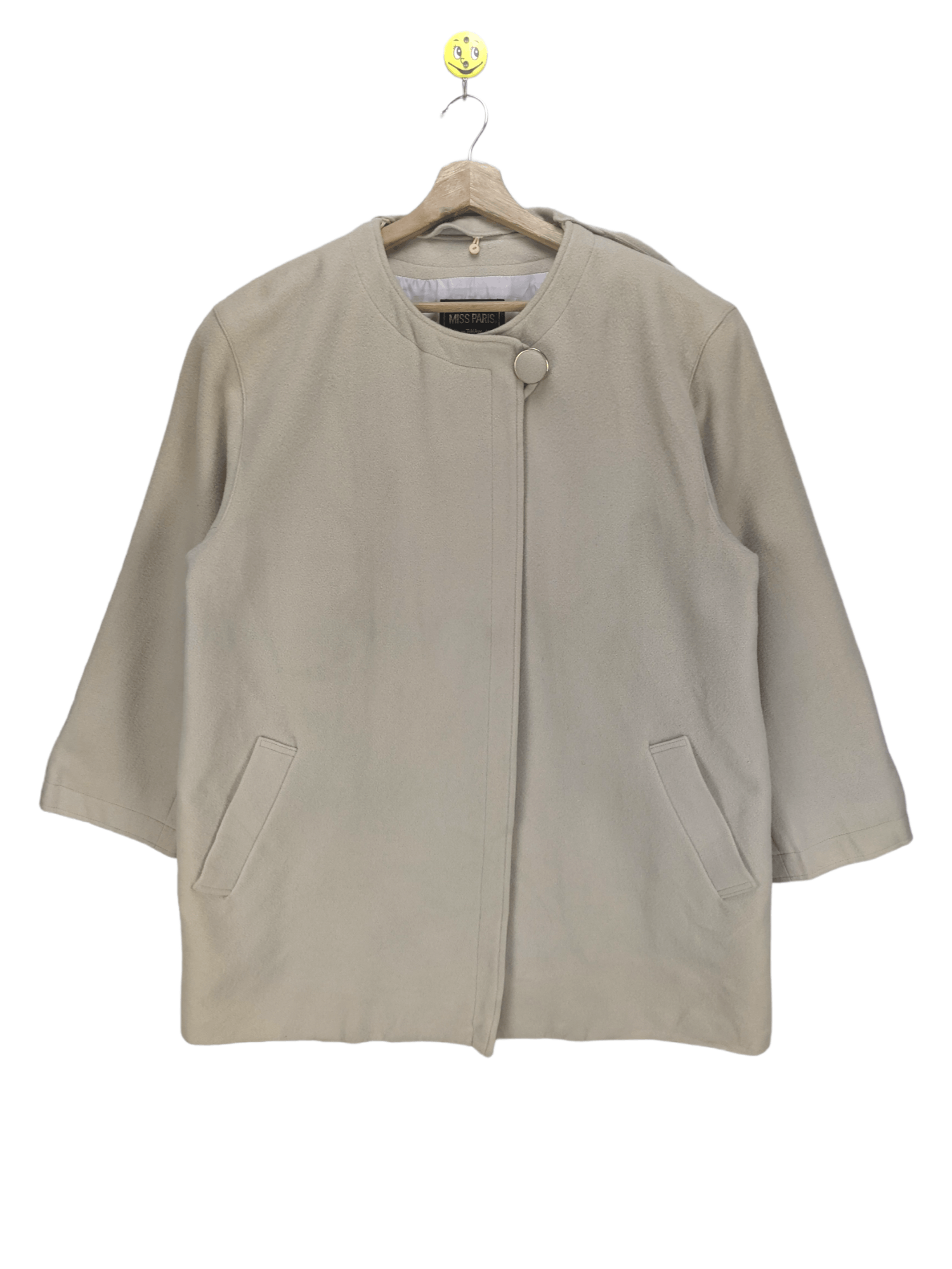 Japanese Brand Steals🔥Vintage Wool Coat With Cape by Miss Paris Size M / US 6-8 / IT 42-44 - 6 Thumbnail